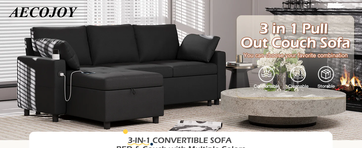 sleeper sofa sectional
