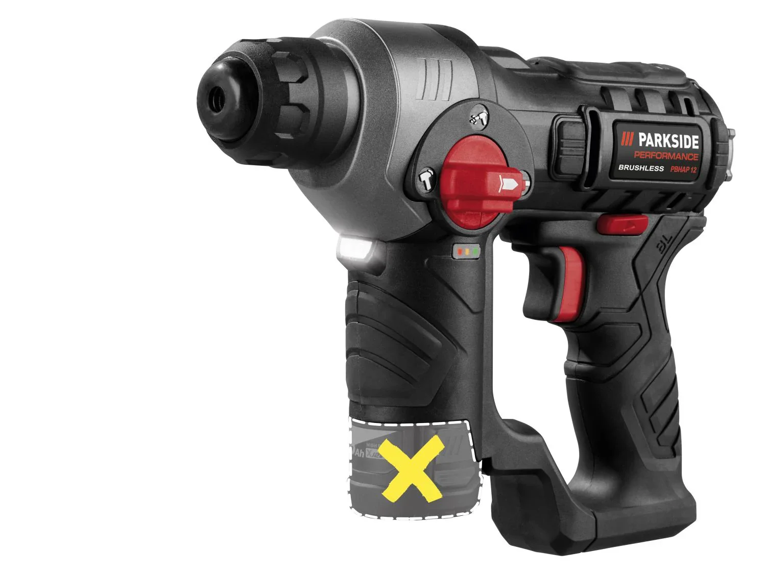 PARKSIDE PERFORMANCE Marteau perforateur sans fil PBHAP 12 A1, 12 V
