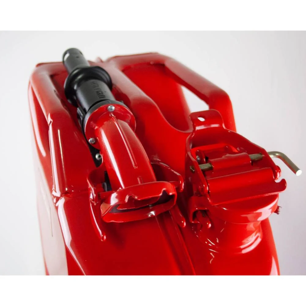 JC0020RVS Red Authentic NATO Jerry Fuel Can and Spout System, 20 Liter(1 Pack) - Image 5