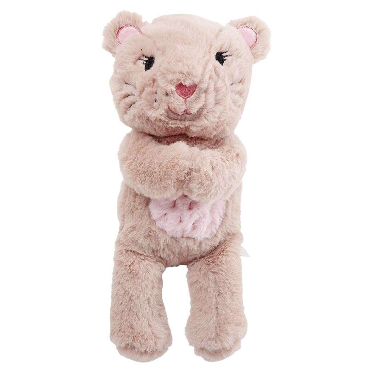 Peluche lion polyester H.22.5 cm