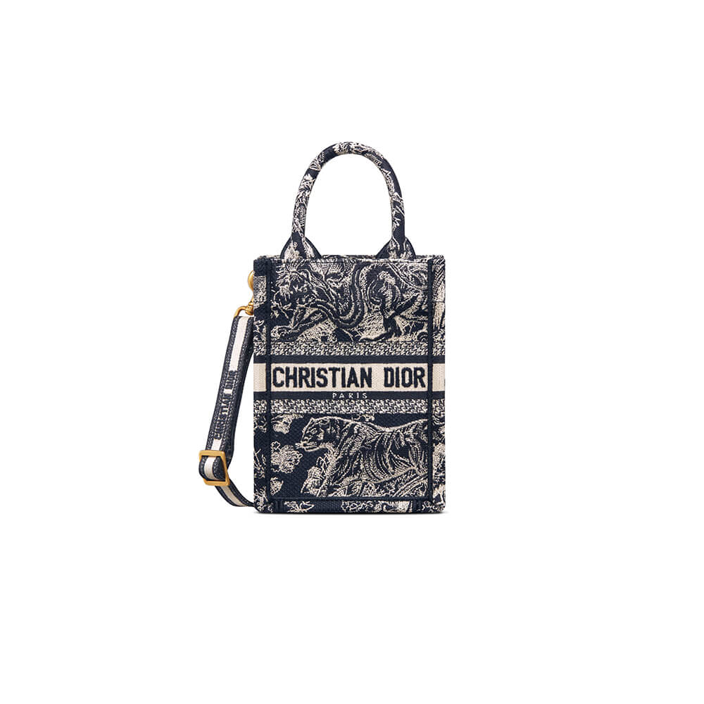 MINI DIOR BOOK TOTE PHONE BAG