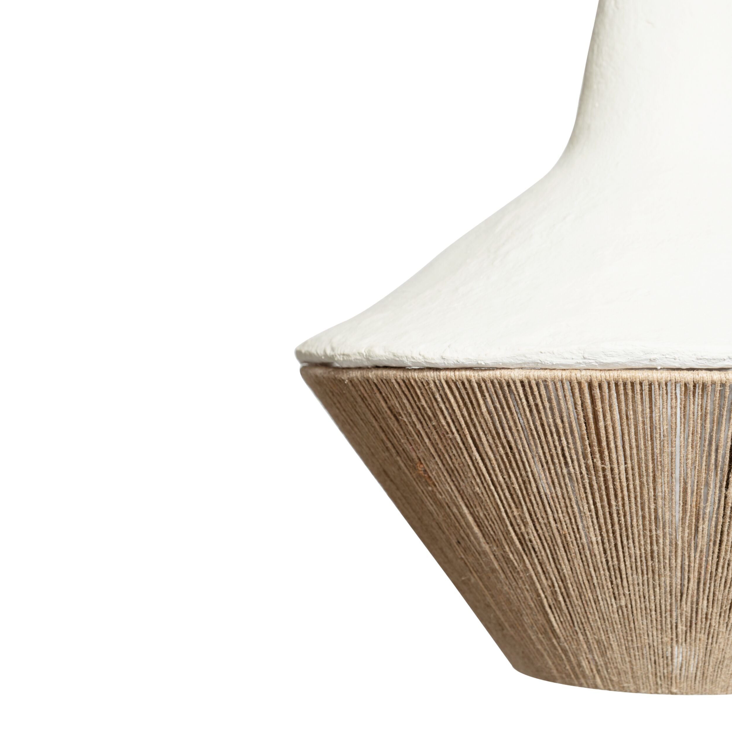 Maris Pendant White Natural 48x48x49cm