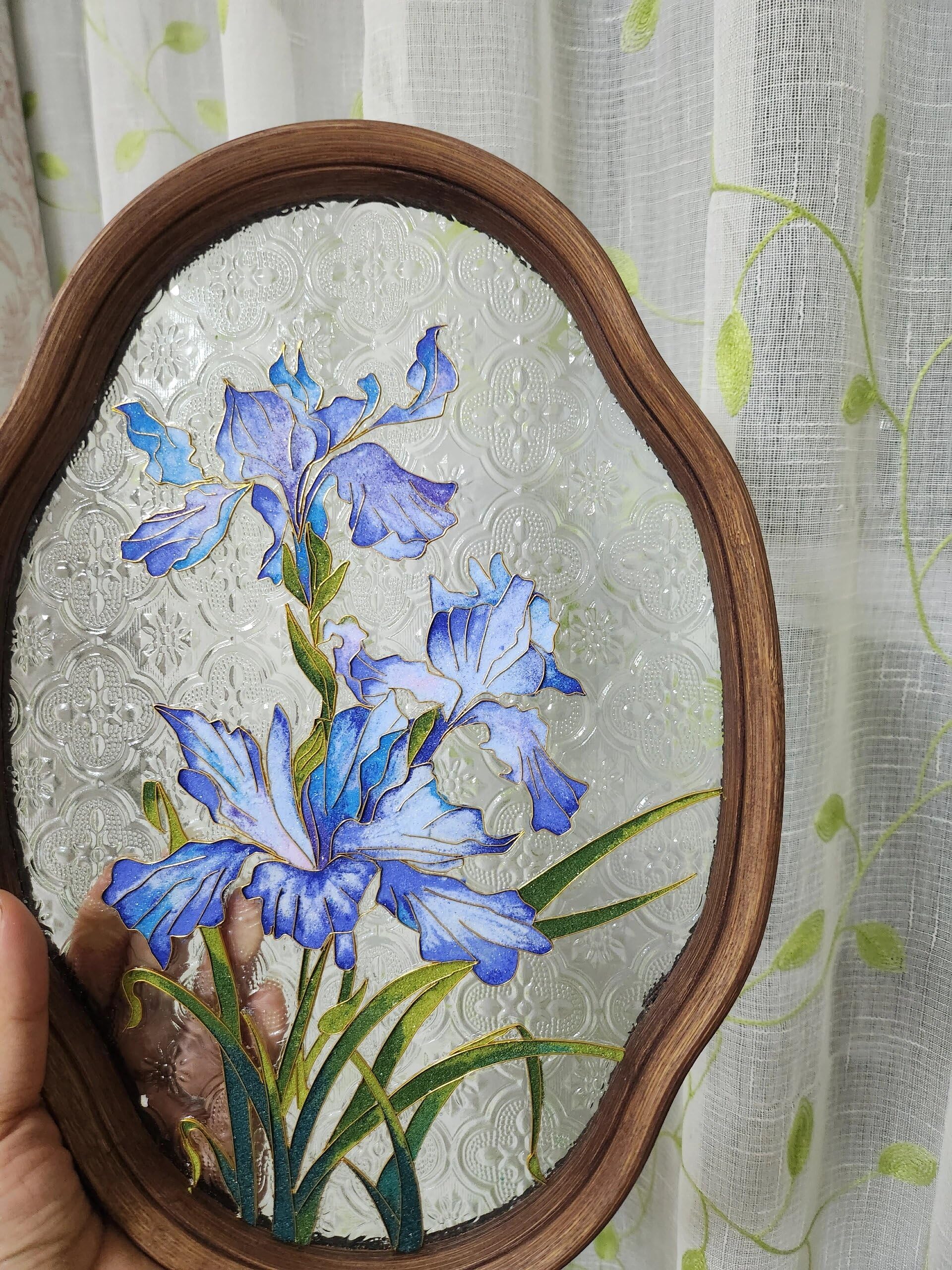 Filigree on Glass, DIY Cloisonne Filigree Enamel Painting Kit, with Tutorial& All Tools
