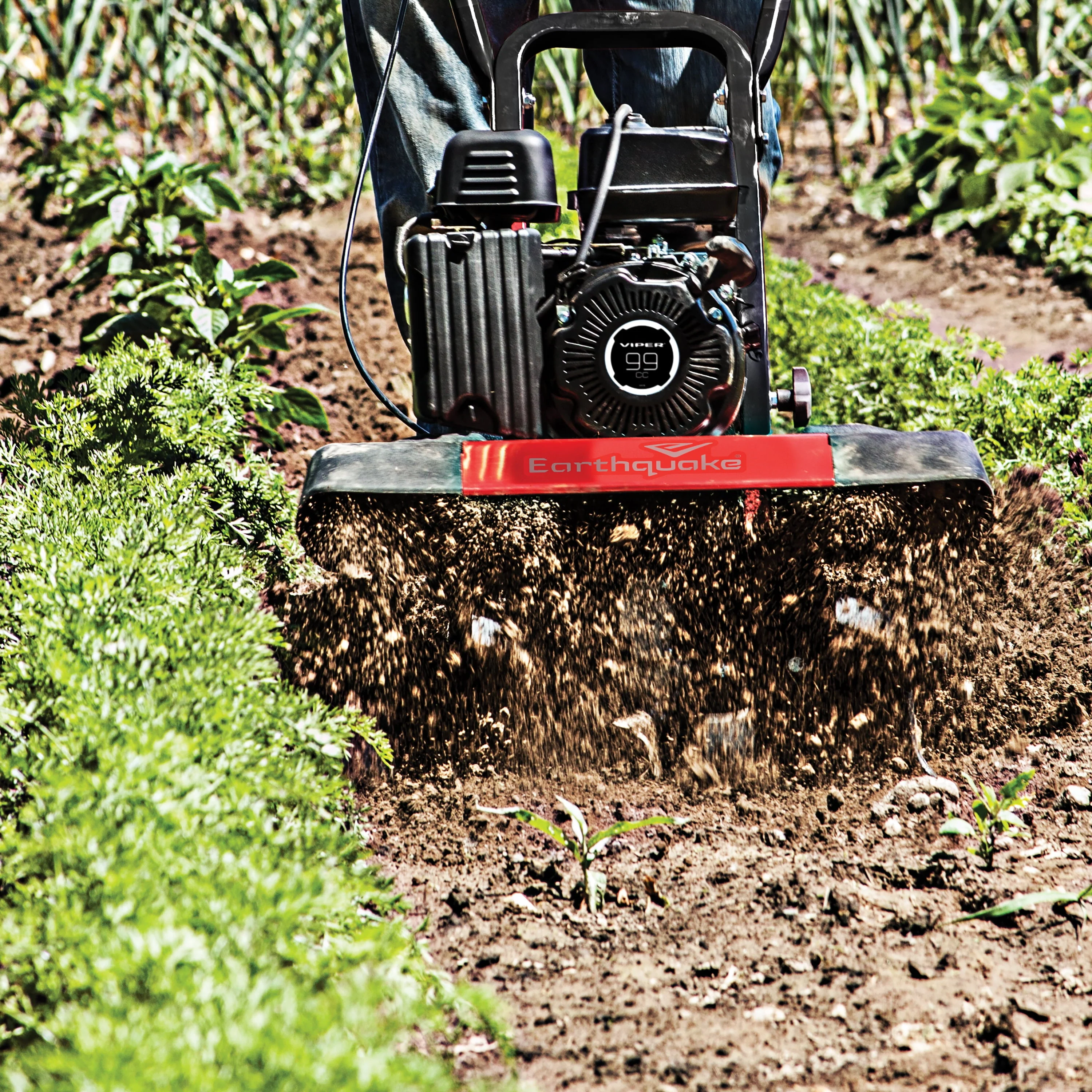 Versa Tiller Cultivator 99cc Engine, Red - Image 4