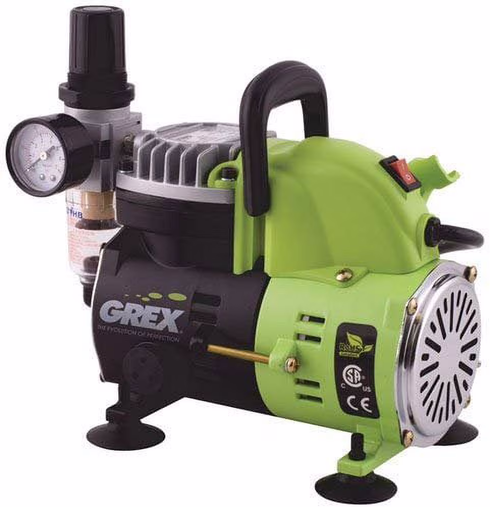 Grex Power Tools 1/8 Hp Portable Piston Air Compressor 115V