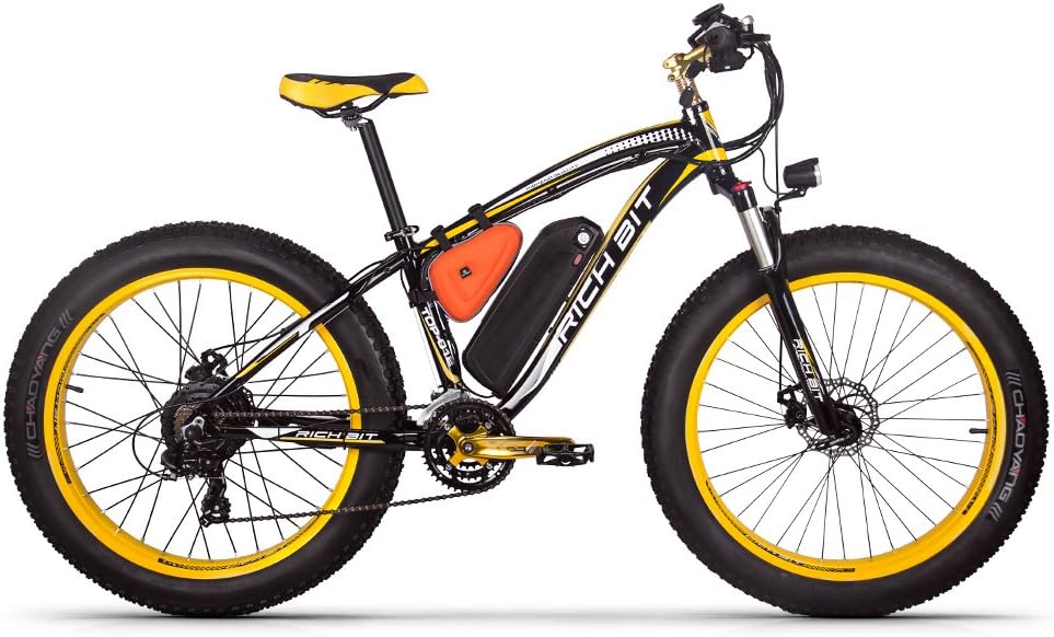 Vélo électrique pour adultes, batterie amovible 48 V 17,5 Ah, 1000 W, adapté aux vélos électriques tout-terrain.