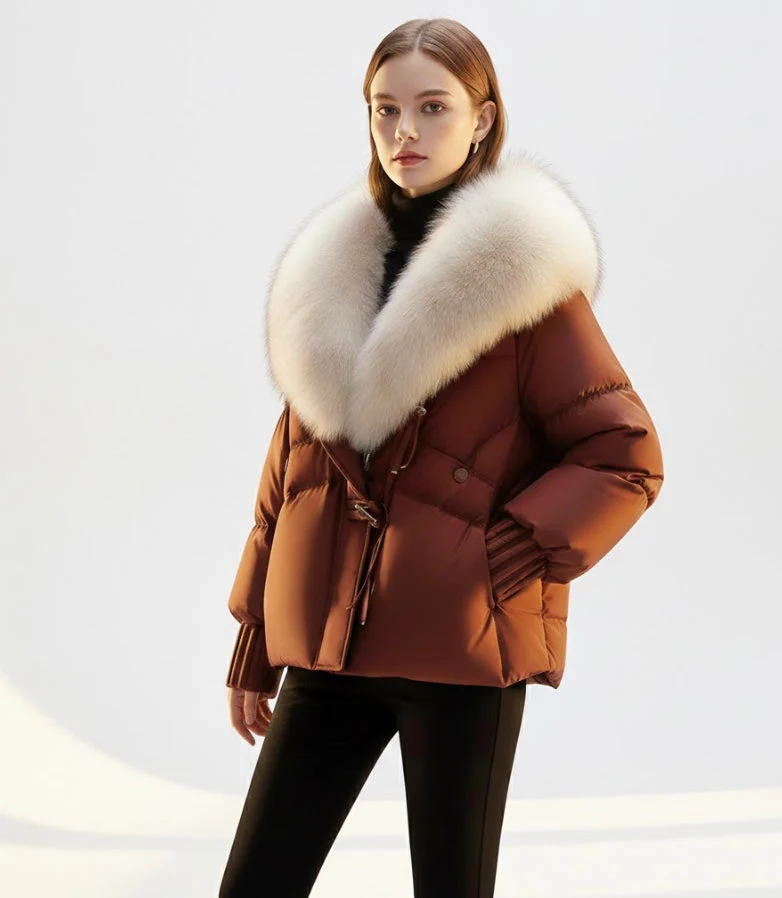 Élodine | Manteau élégant au col affirmé
