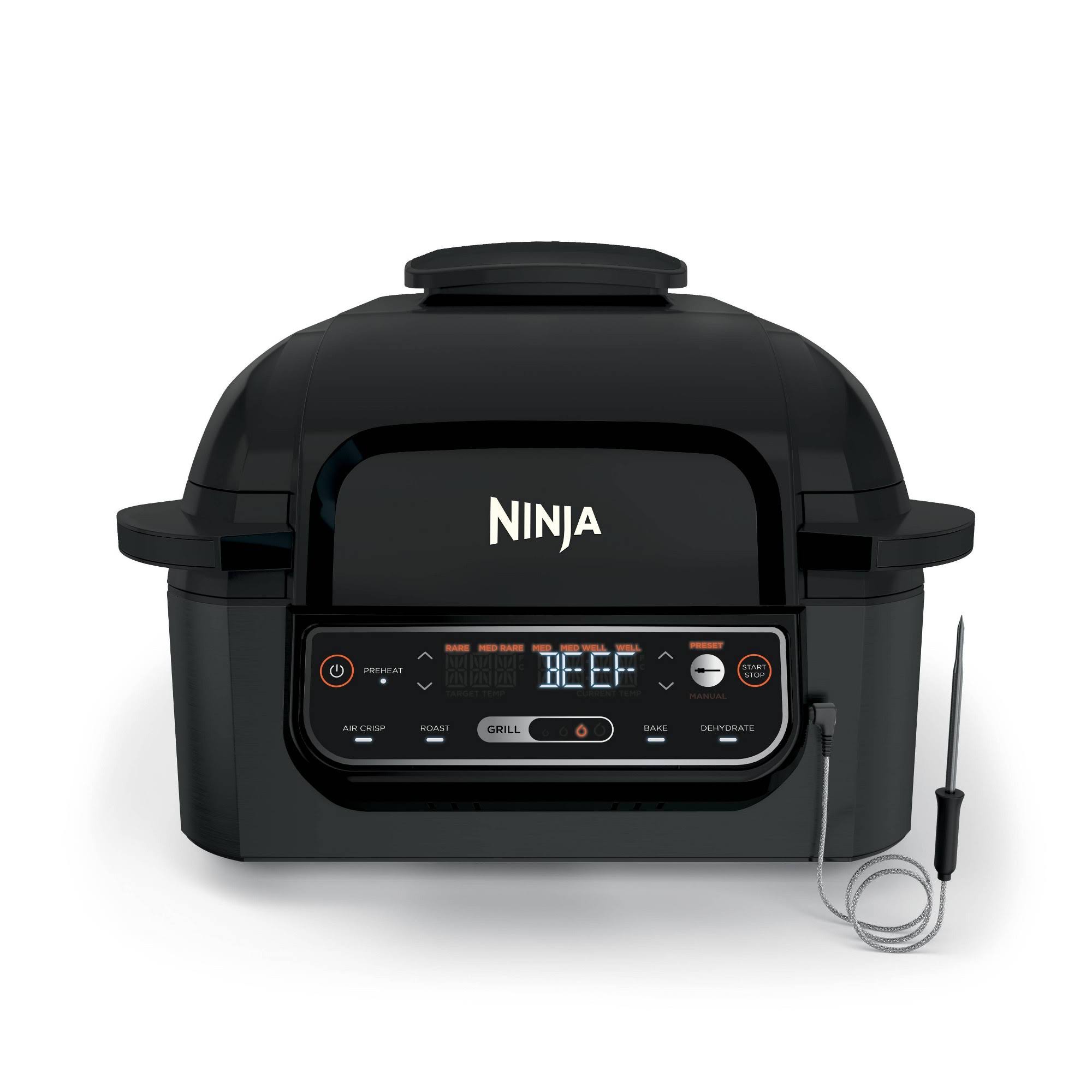 Ninja Foodi Smart 5-in-1 Indoor Grill with 4Qt Air Fryer - Black - LG451BK