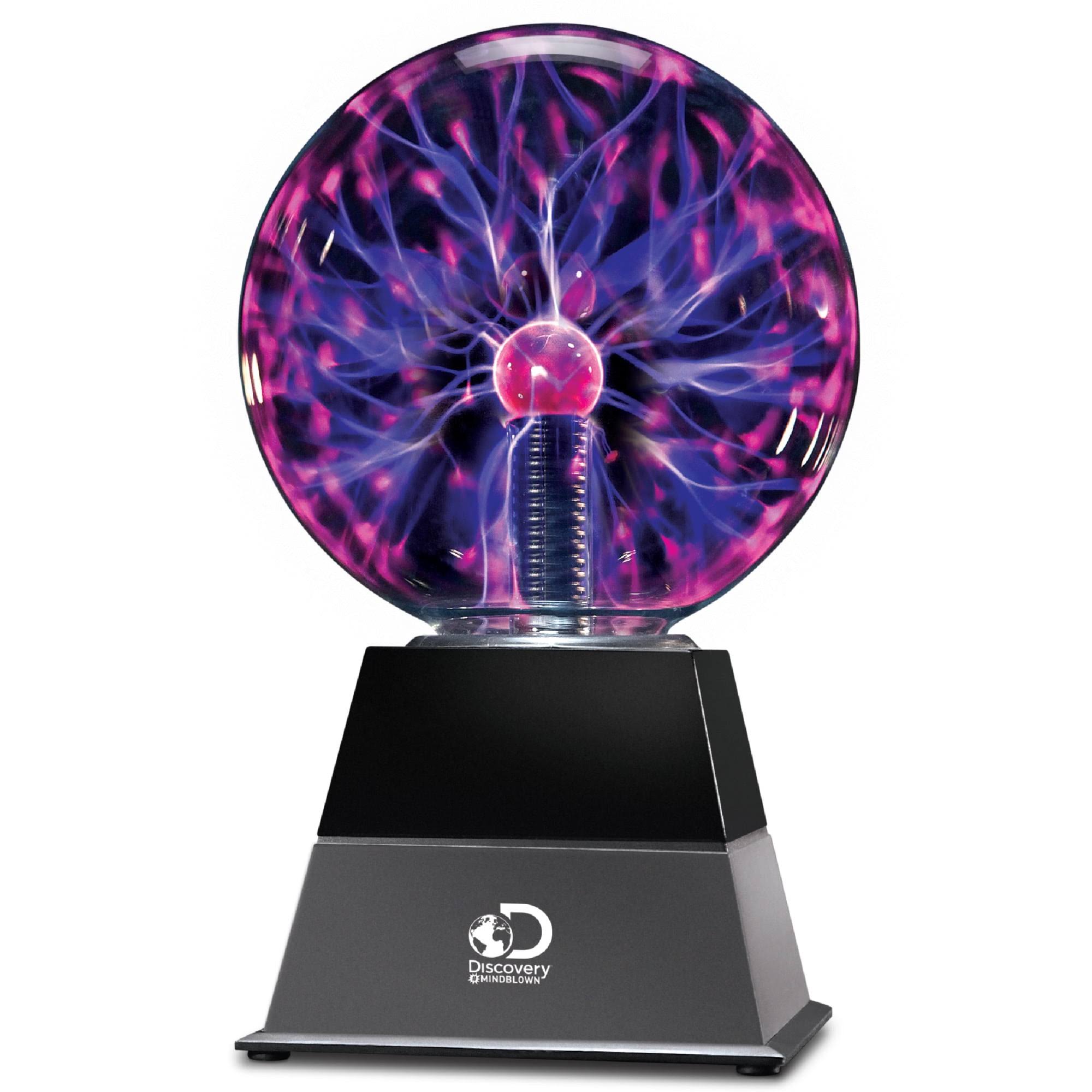 Discovery #Mindblown Color Changing Plasma Globe Lamp, Touch Controls, 1.7 lb, 6.25 in x 12.25 in