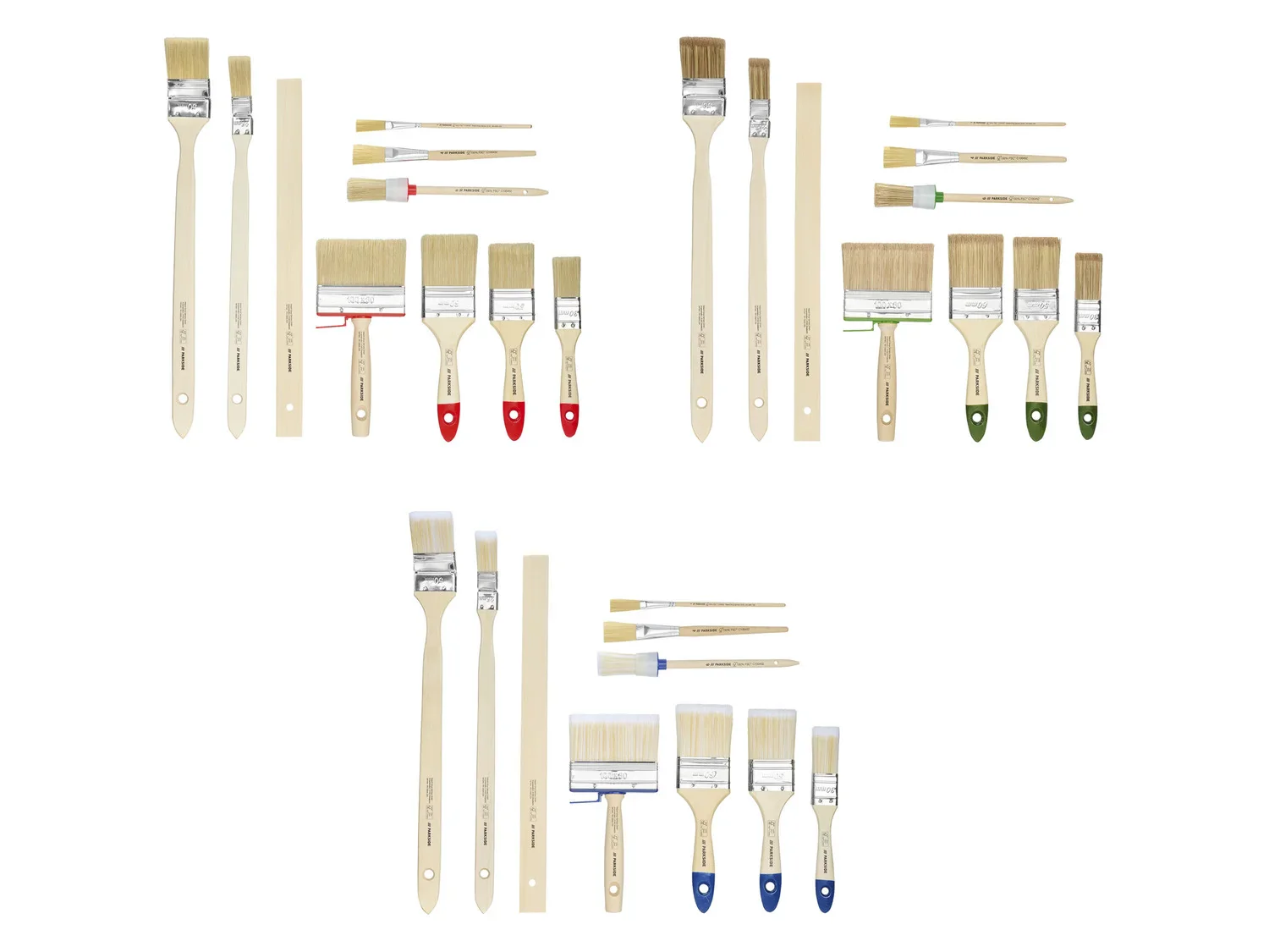 PARKSIDE Set de 10 pinceaux