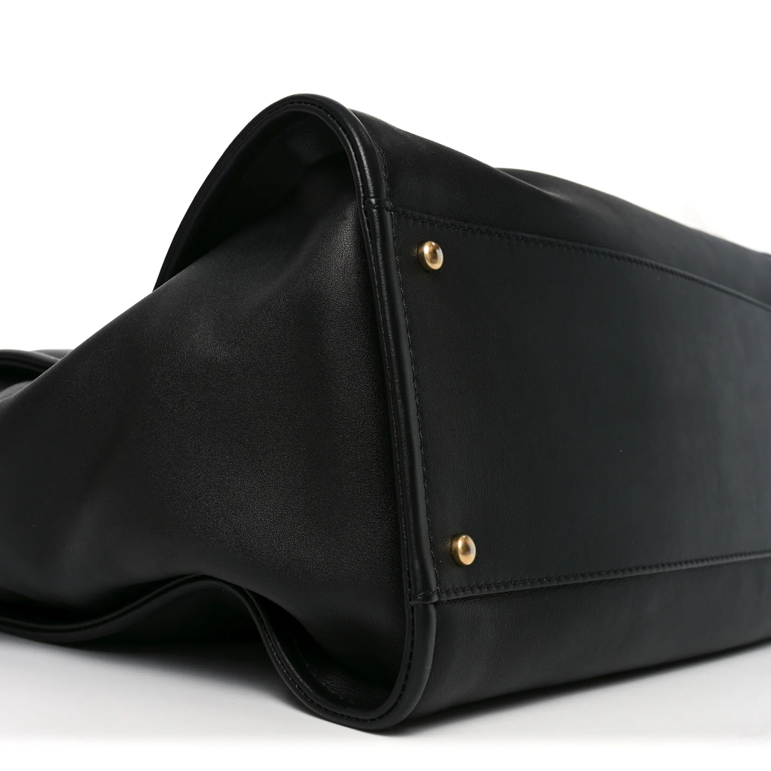 Calfskin Medium Deauville Tote Black Multicolor