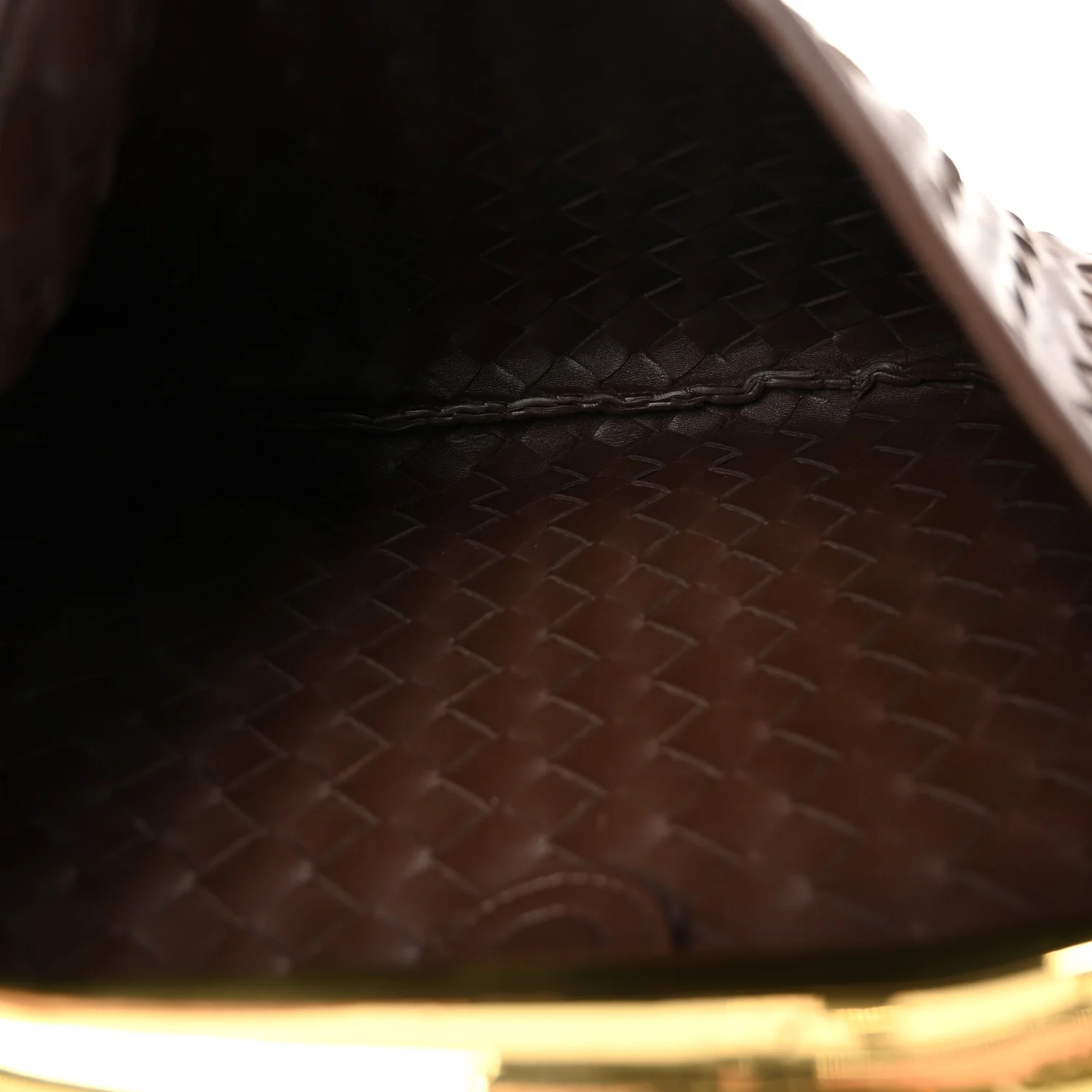 Nappa Intrecciato Sardine Bag Bitter Chocolate