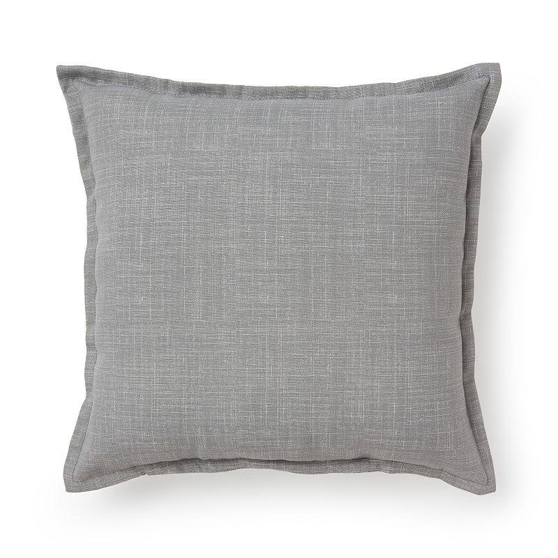 Sonoma Goods for Life Outdoor Throw Pillow, Light Grey, 17x17
