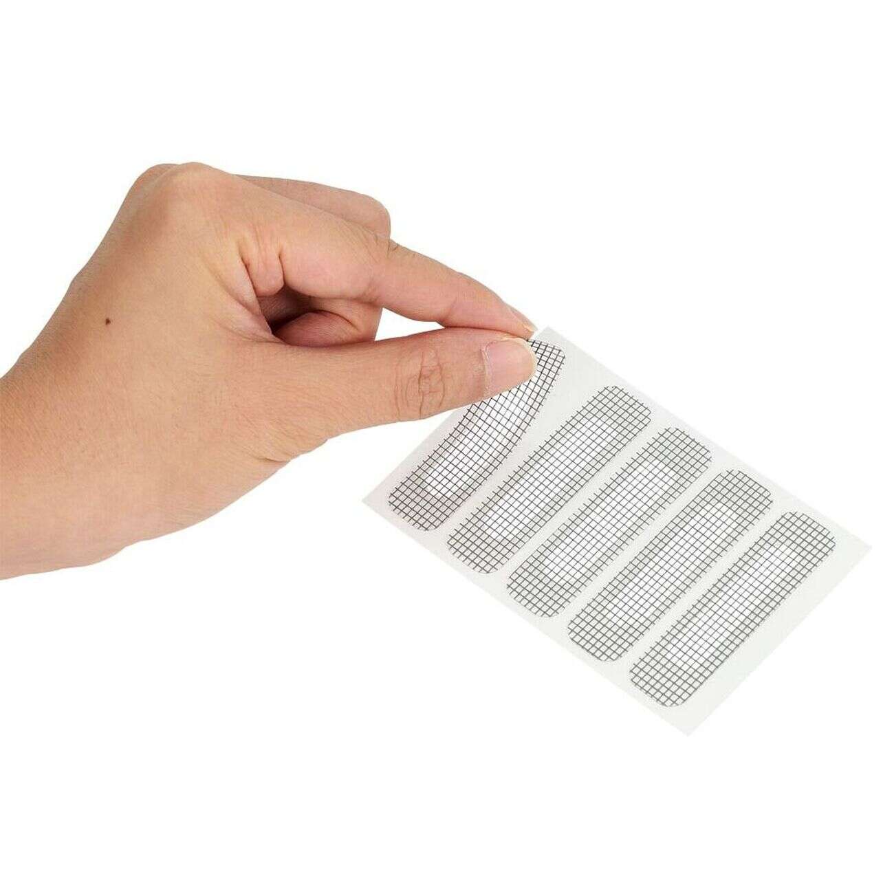 Lot de 15 stickers de réparation pour moustiquaire 1,5x6cm