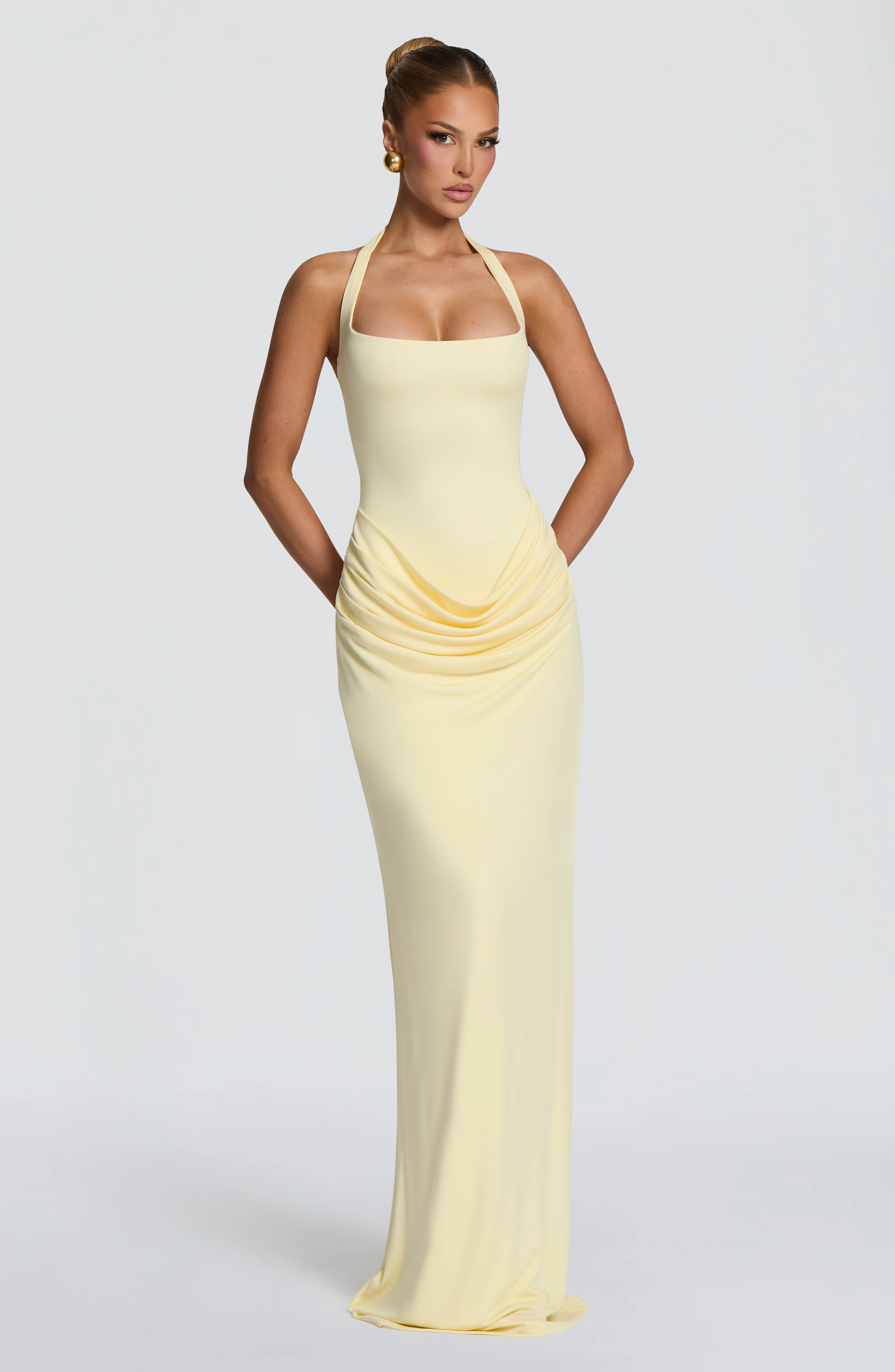 Sharona Maxi Dress - Lemon