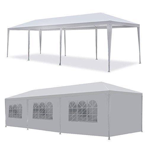 BBBuy 10'x30' Outdoor Party Wedding Tent Canopy Waterproof Camping Gazebo BBQ Shelter Pavilion Heavy Duty, 8 Removable Sidewalls (10X30)