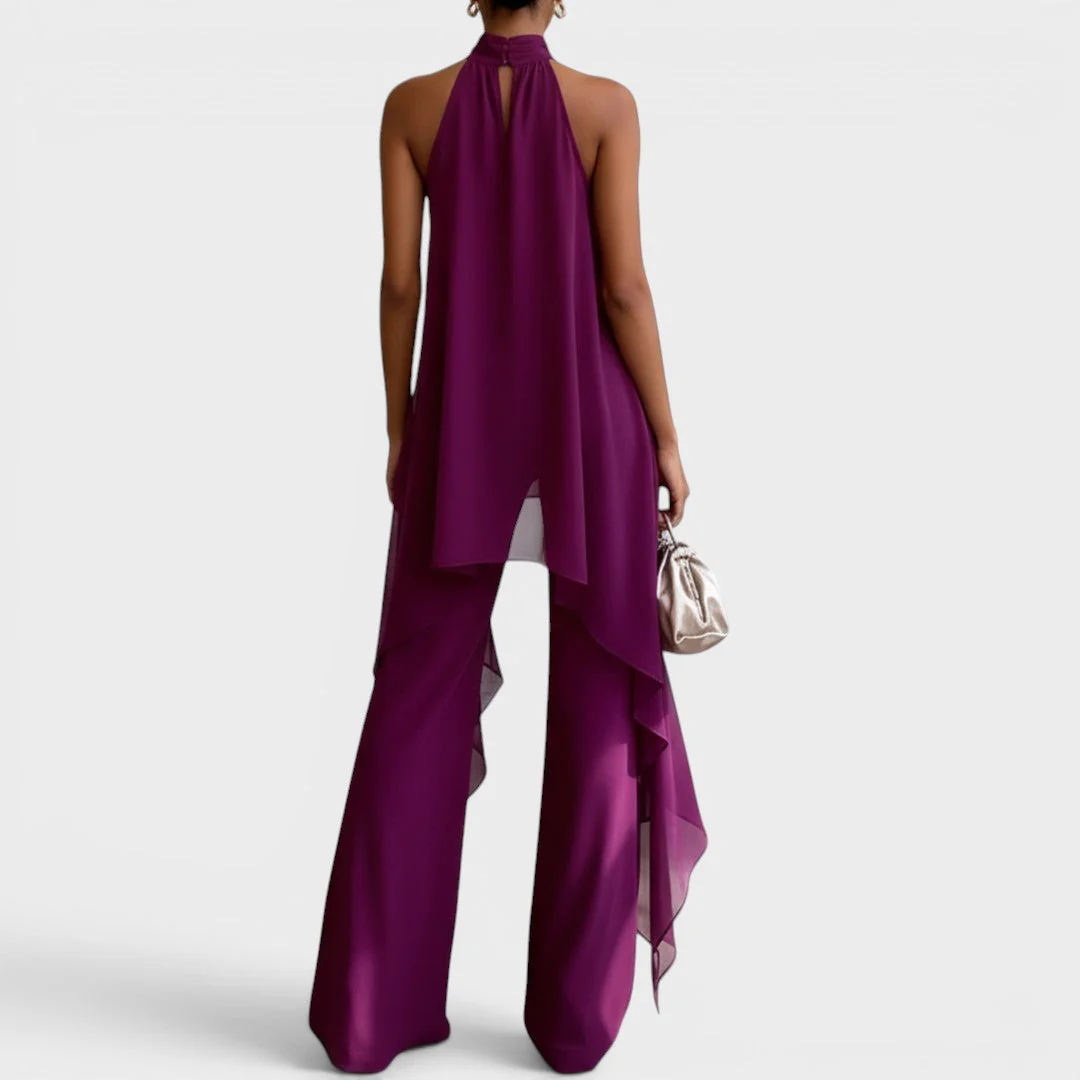 CLARA – Ensemble Élégant Col Halter