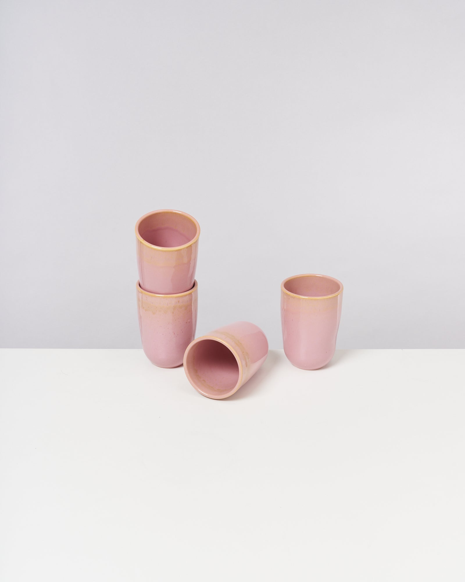 COPA ALTO - LARGE CUP YELLOW ROSÉ SET OF 4