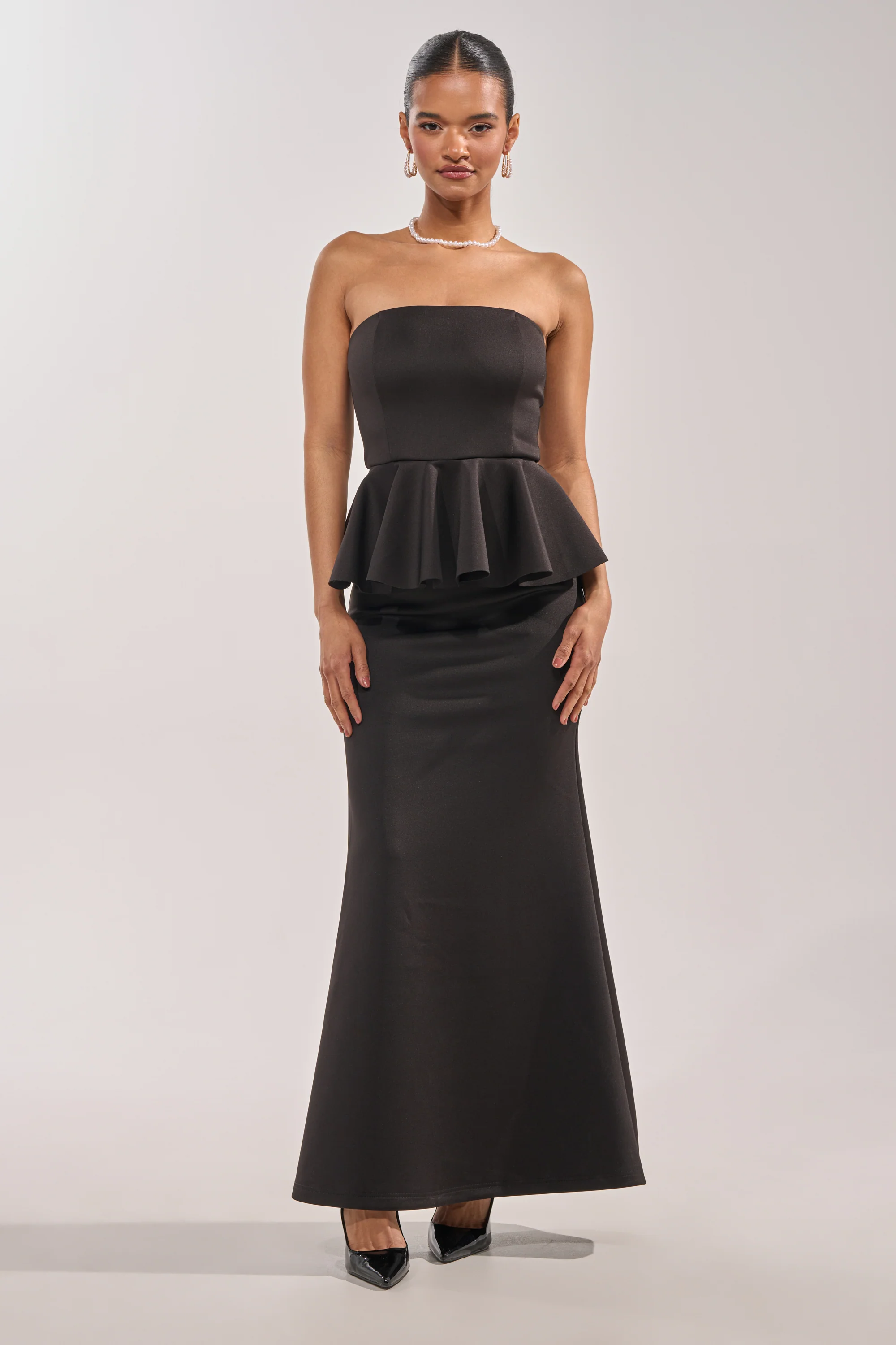 BUILDING AN EMPIRE STRAPLESS MAXI DRESS - Akira Store