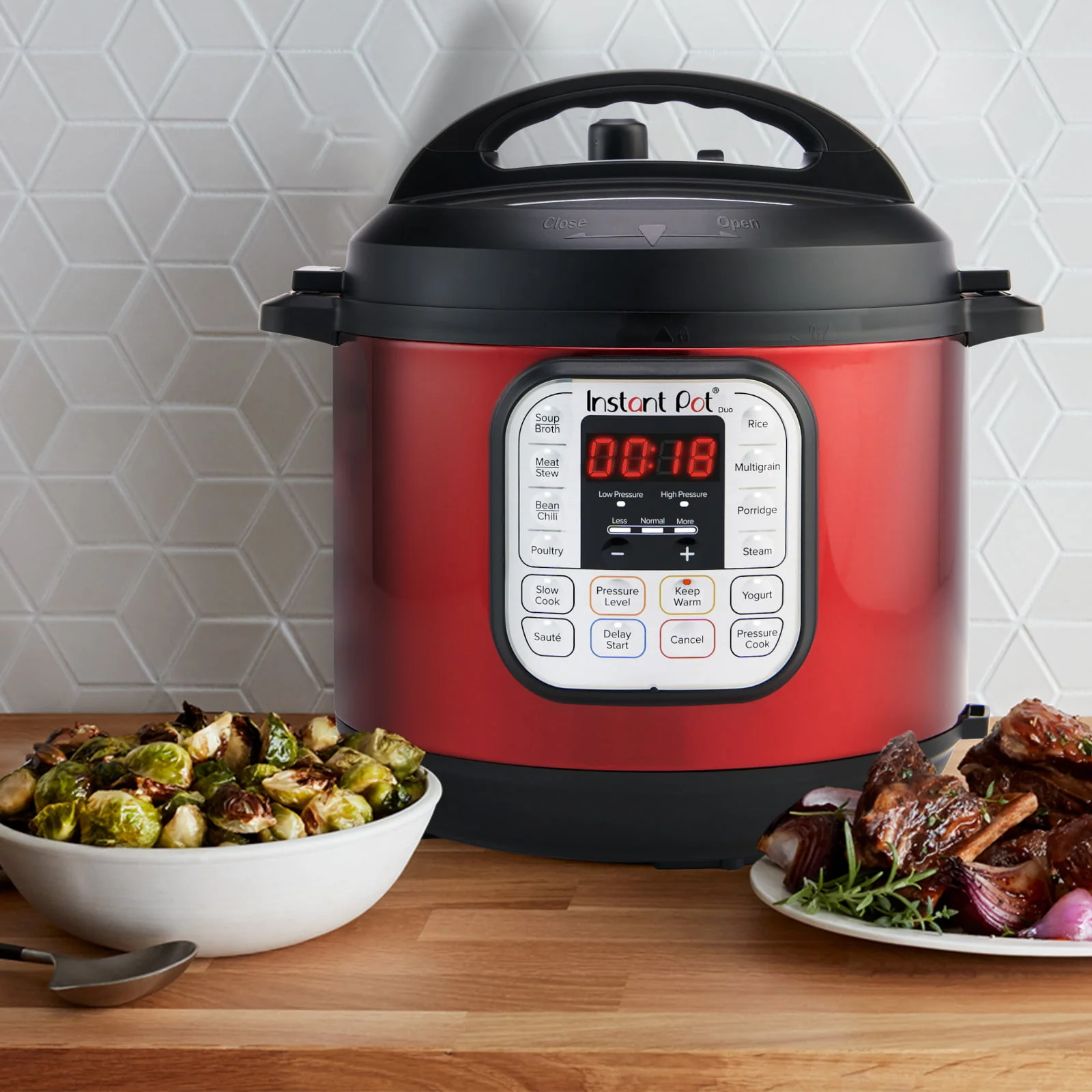 Instant Pot Duo™ 6 Quart Multi - Cooker, Red Stainless Steel