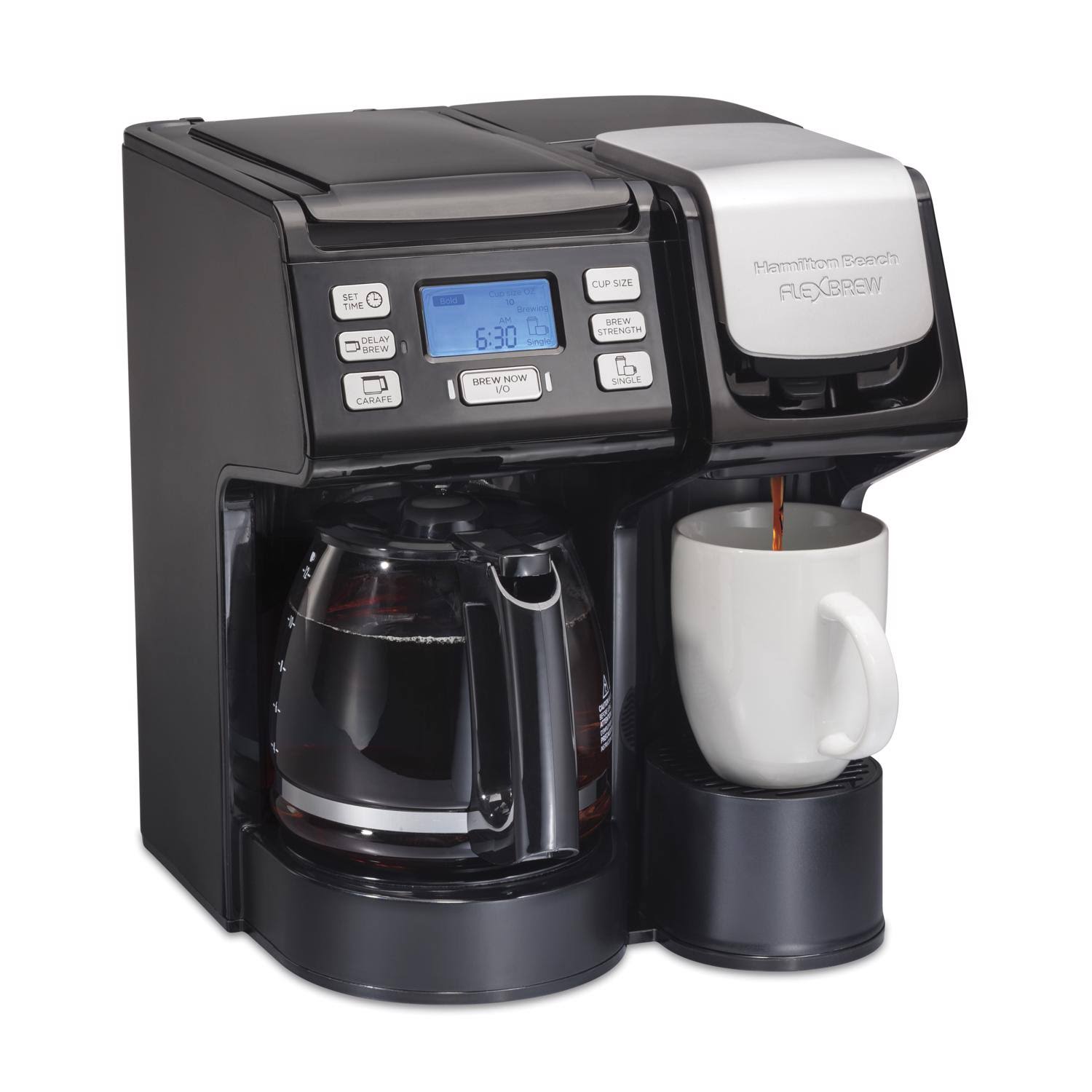 Hamilton Beach - FlexBrew Trio Coffee Maker - Black