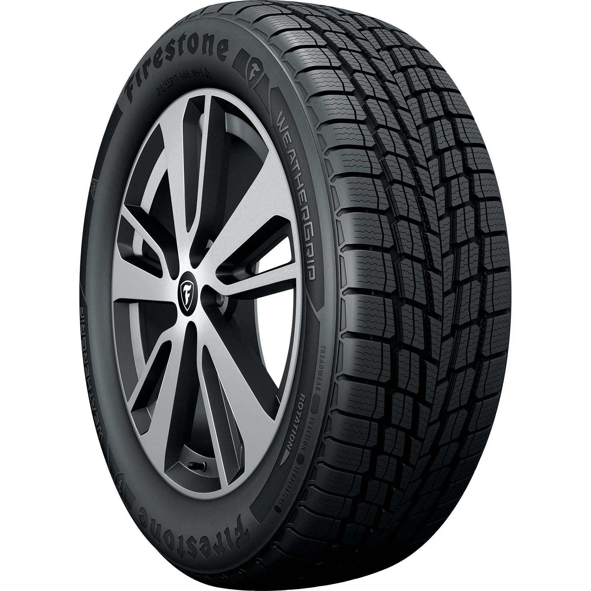 Firestone Weathergrip All-Weather 225/60R17 99H Passenger Tire