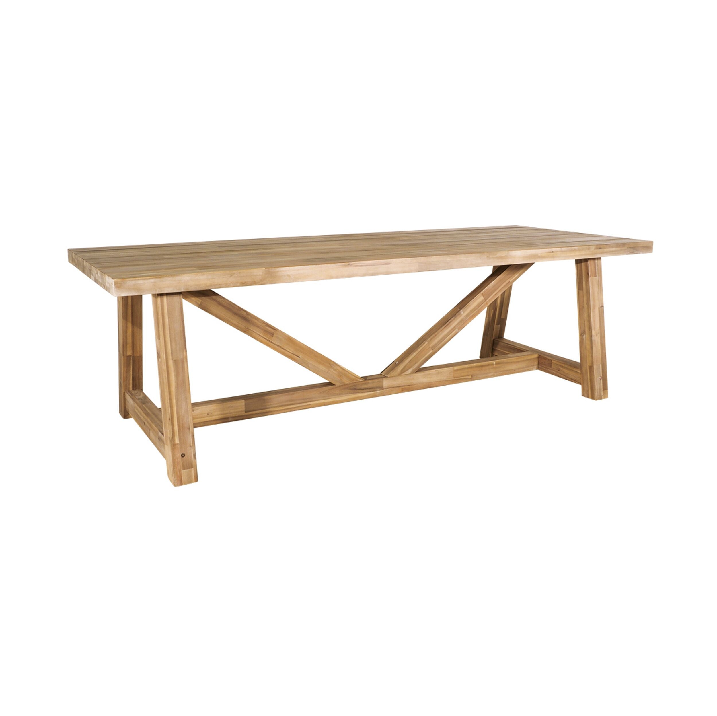 Antigua Dining Table 255cm with 2 Antigua Benches Package