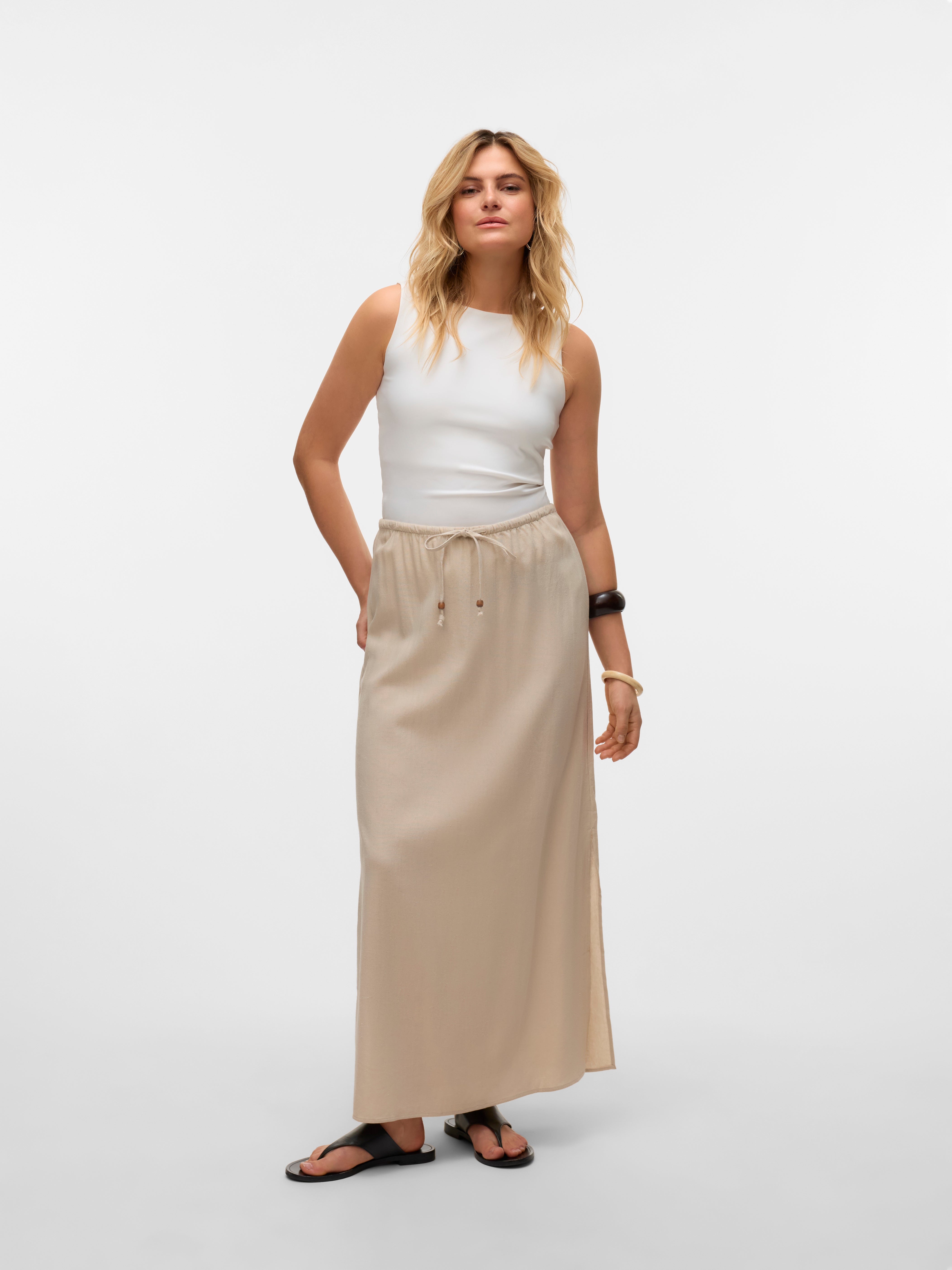 VERO MODA® VMMYMILO Mid waist Long skirt