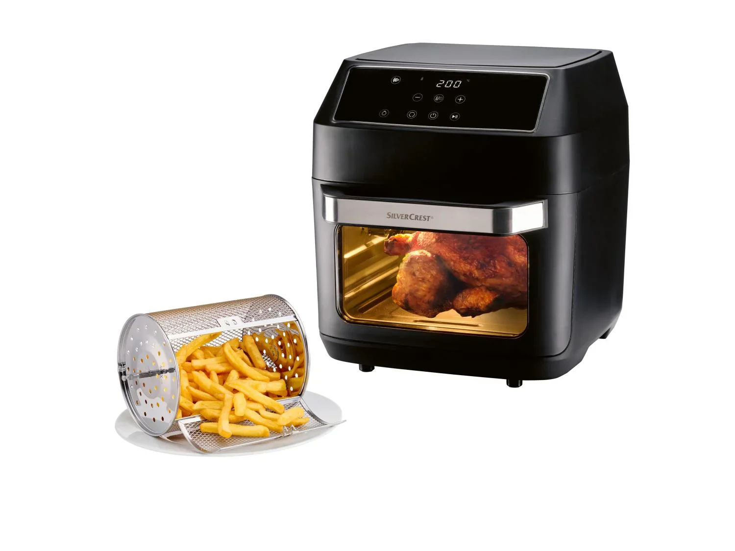 SILVERCREST KITCHEN TOOLS Friteuse  air chaud 9 en 1, 1800 W