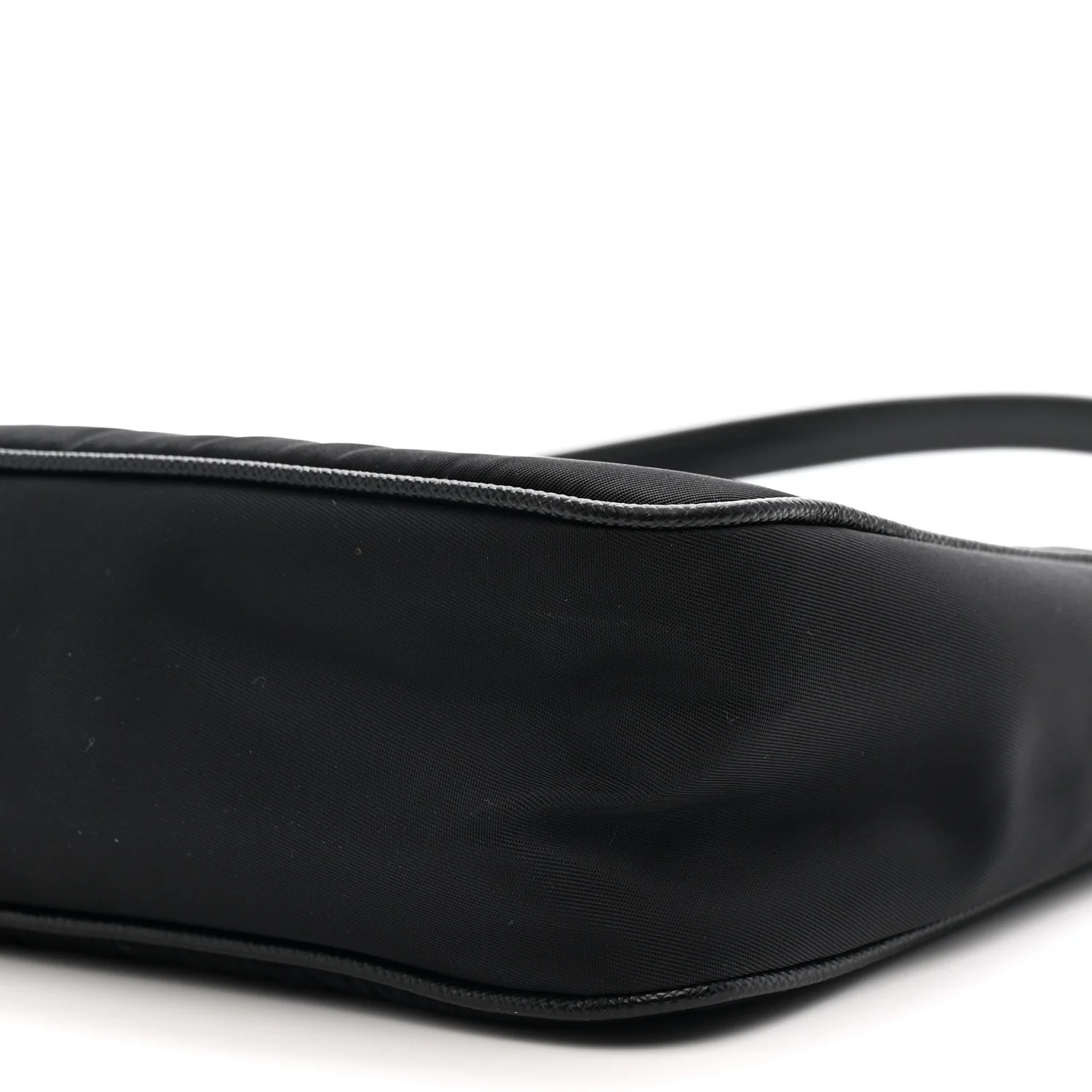 Tessuto Nylon Saffiano Mini Re-Edition 2005 Bag Black