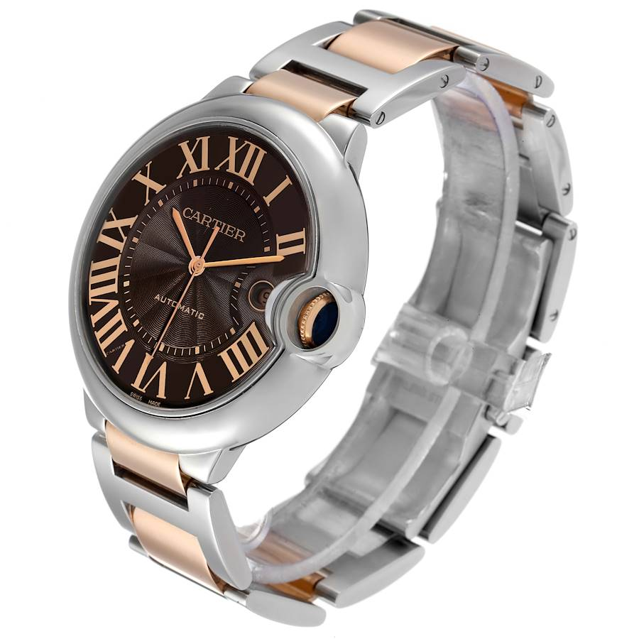 [Super Clone]BALLON BLEU Rose Gold Mix Chocolate 42mm