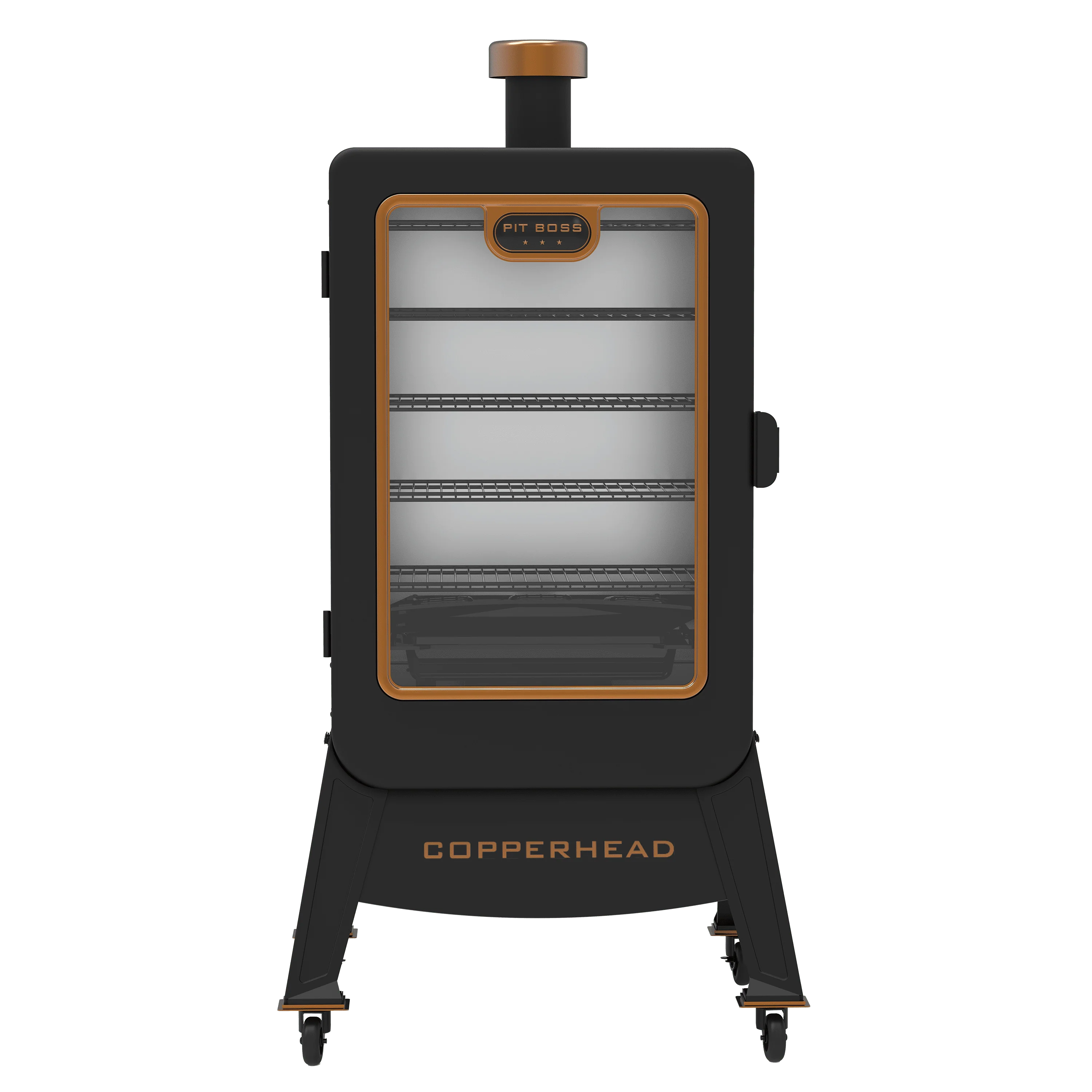 Copperhead 1300 Sq in Vertical Wood Pellet Smoker Onyx Edition