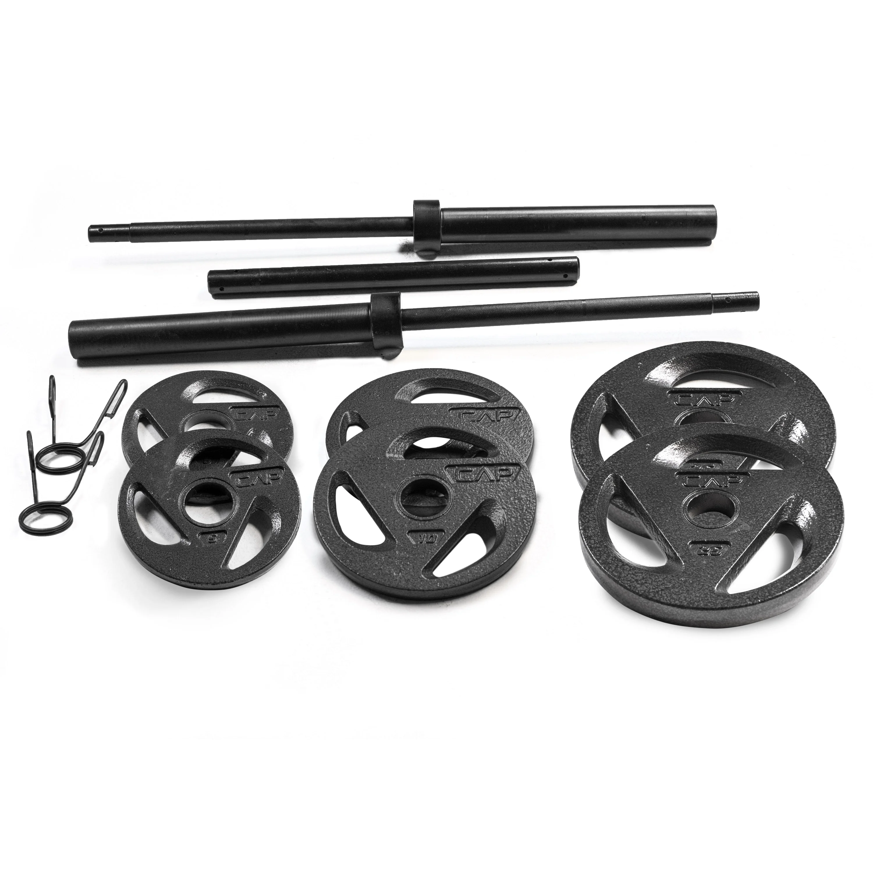 CAP Barbell Olympic Weight Set, 110 lb
