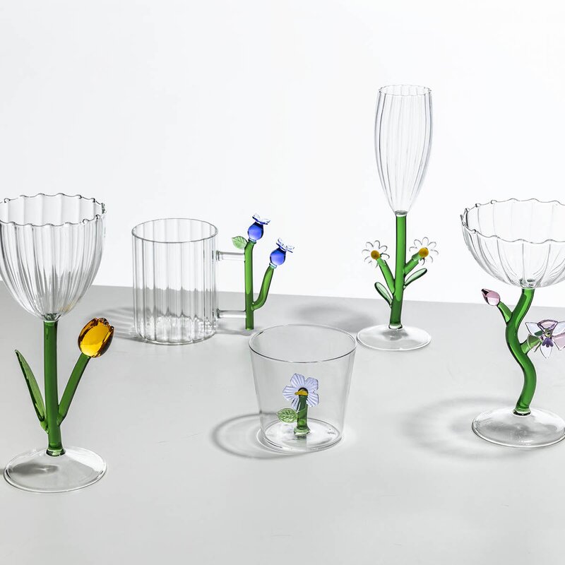 Botanica vannglass 30 cl blomst lilla