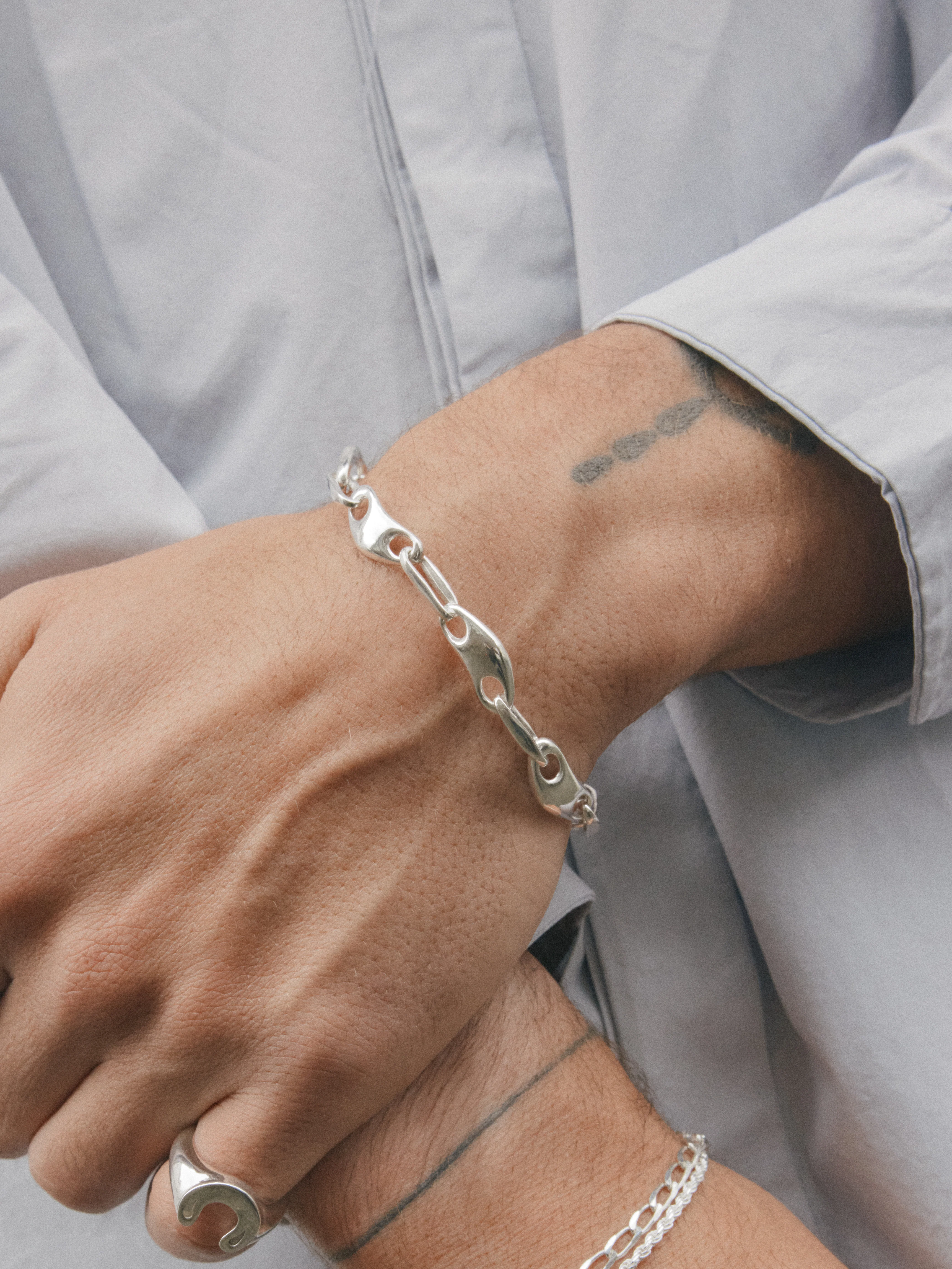 River Bracelet in Sterling Silver