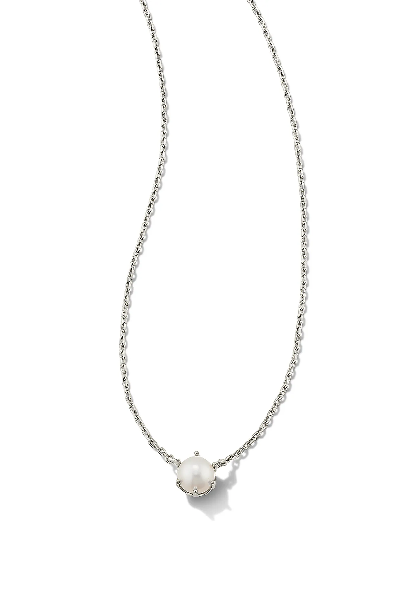 KENDRA SCOTT Ashton Silver Pendant Necklace Silver