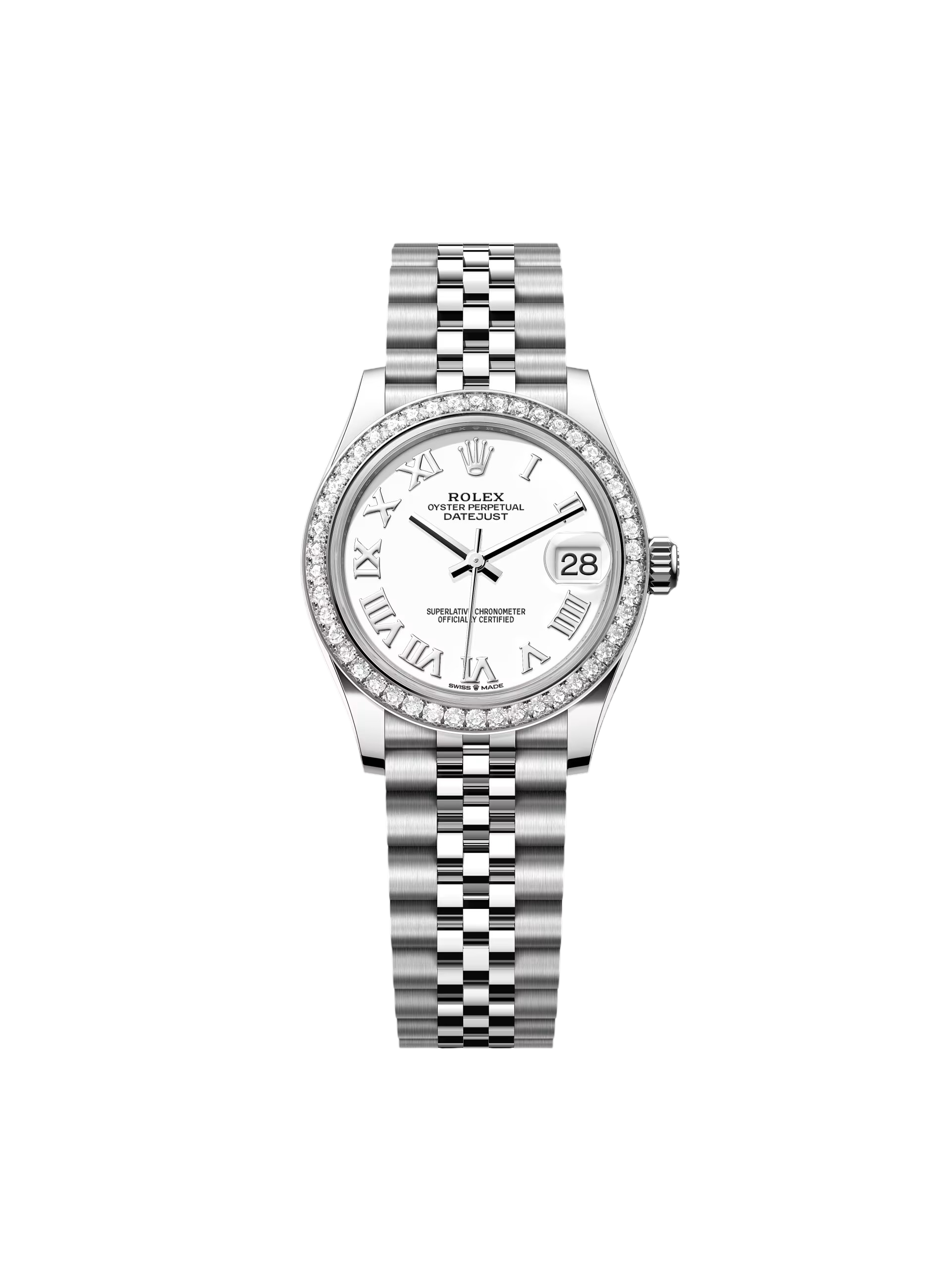 【Super Clone】RLX Datejust m278384RBR-0013/0014 White 31mm Dial Oyster Watch