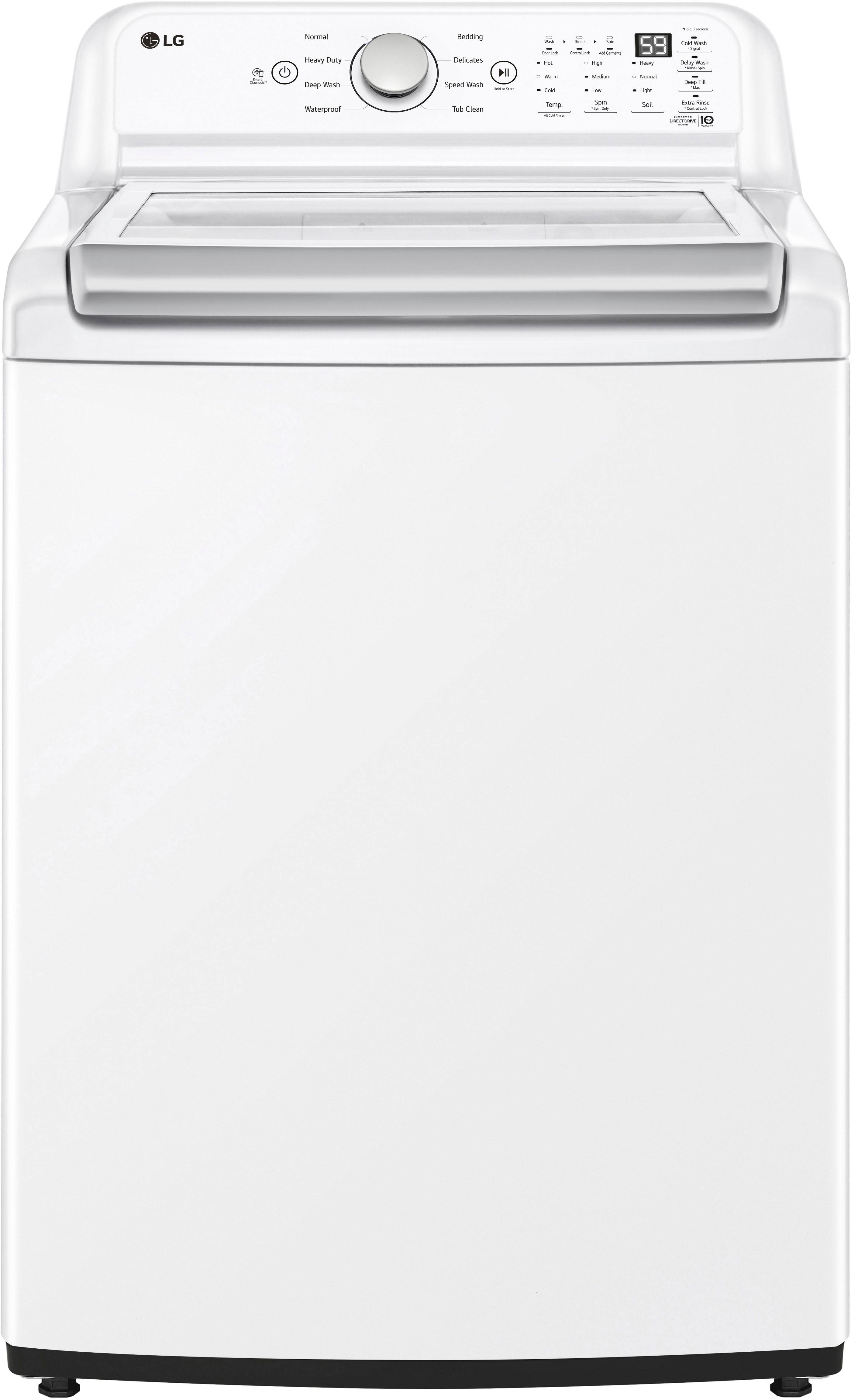 LG 4.8 Cu. ft. White Top Load Washer