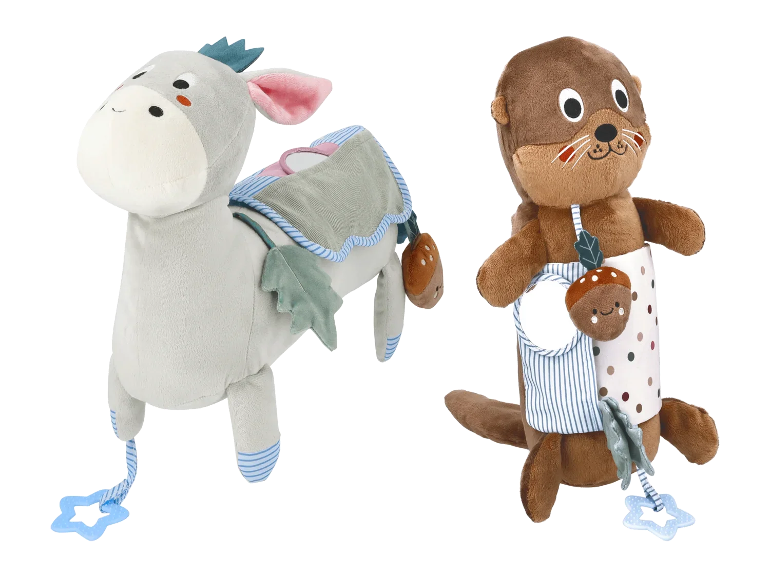 lupilu Peluche d'activits animal 4 en 1