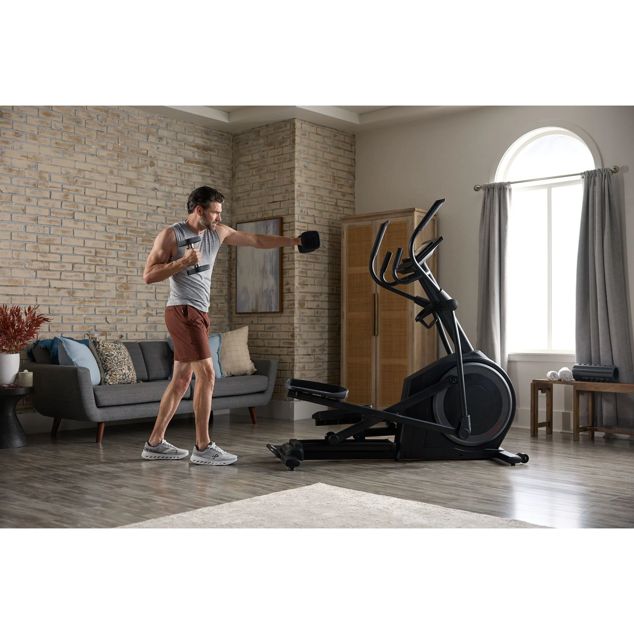 Carbon EL Elliptical with 18 Levels of Resistance for Effective Low-Impact Workouts - Image 6