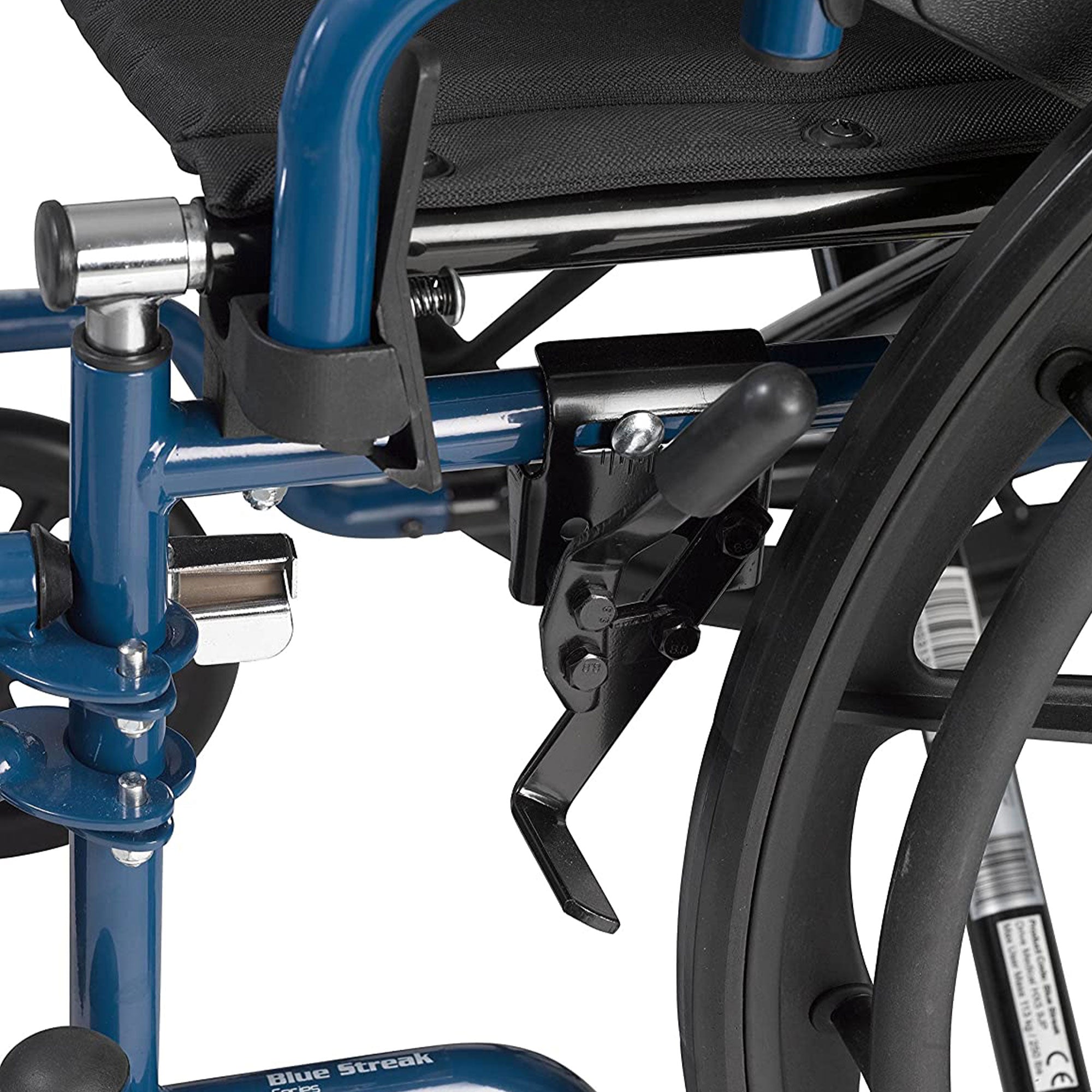 Fauteuil roulant pliant léger Drive Medical Blue Streak avec siège de 51 cm de large