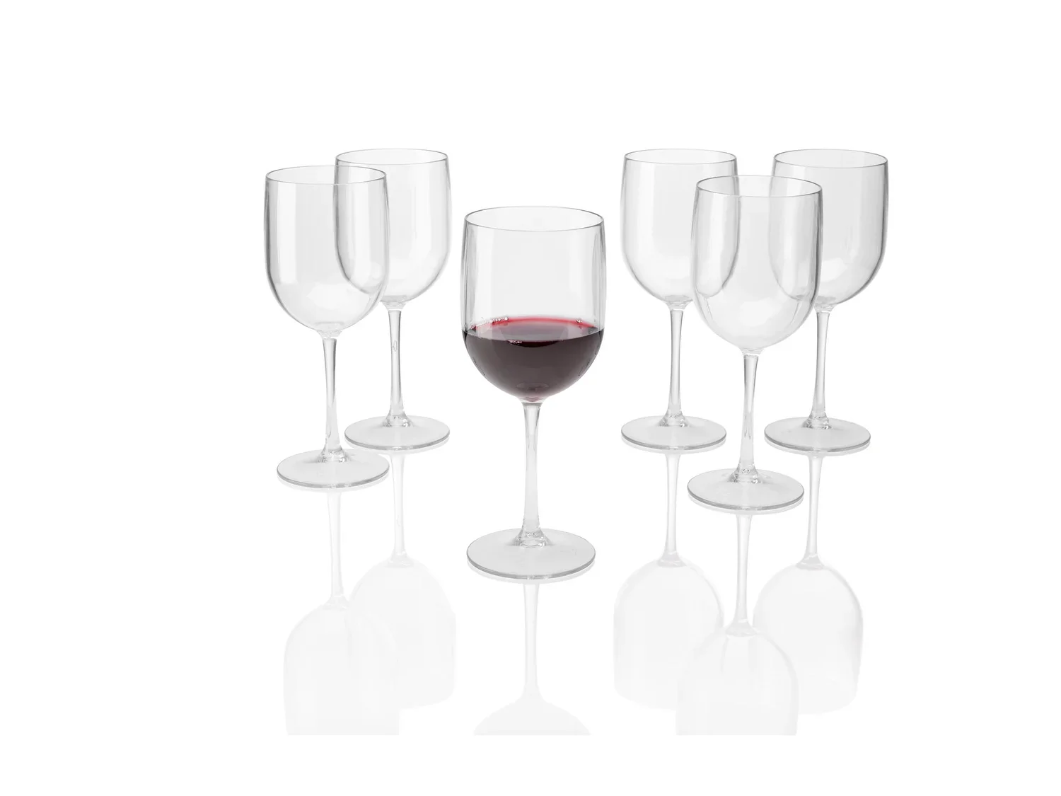 ERNESTO Lot de 6 verres  vin,  champagne ou  eau