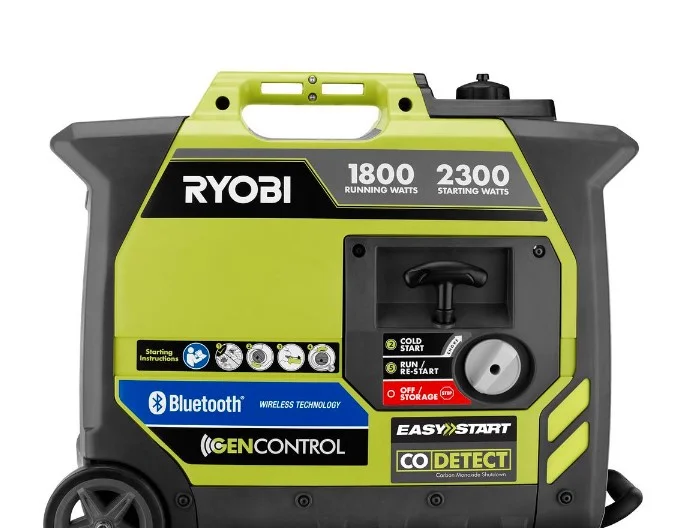 2,300-Watt Recoil Start Bluetooth Super Quiet Gasoline Powered Digital Inverter Generator with CO Shutdown Sensor - Image 7