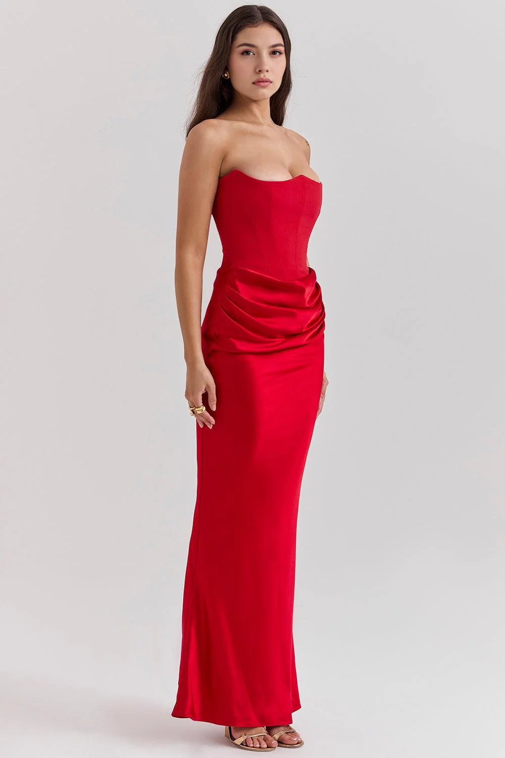 Céleste | Robe en satin
