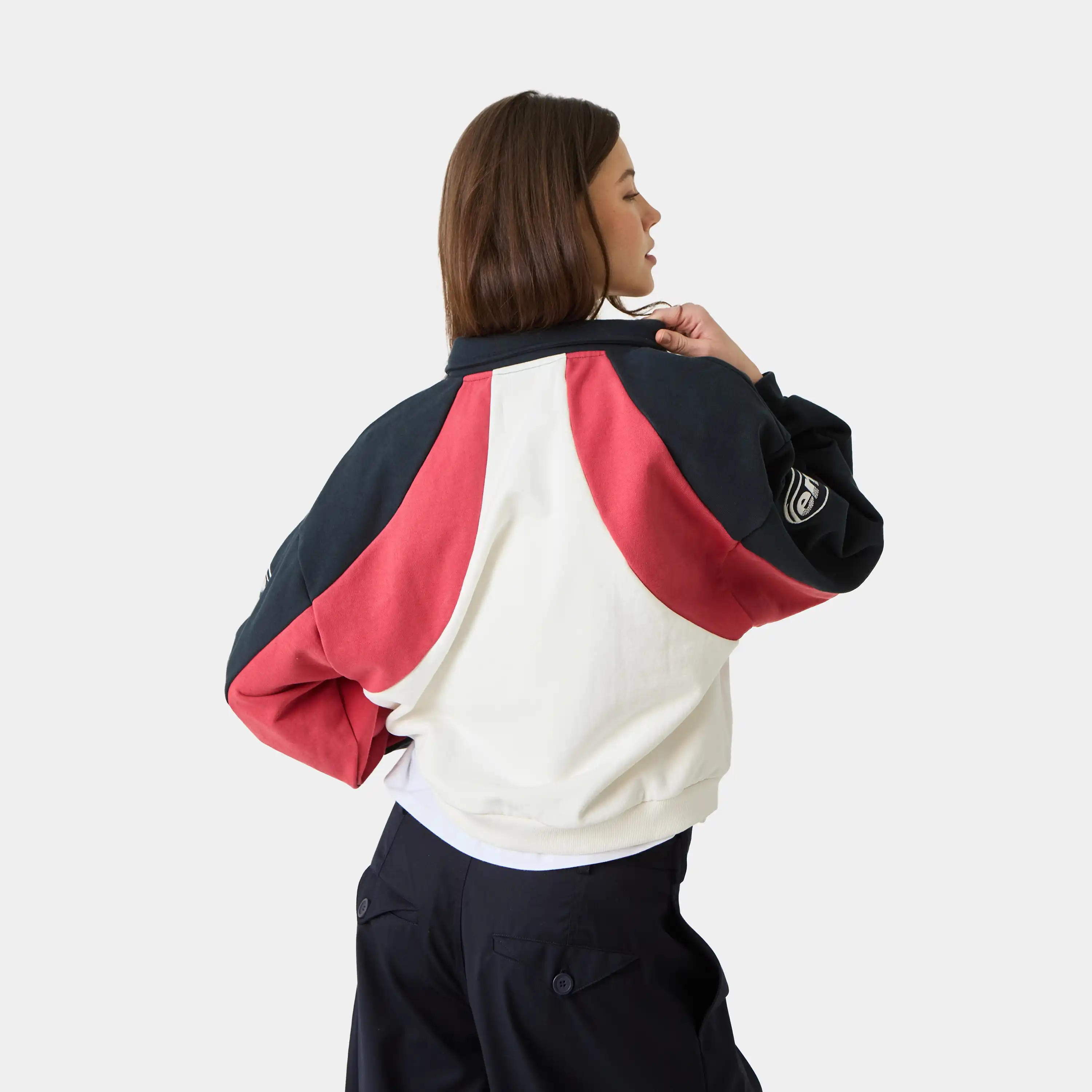 Tipton Navy Polo Crewneck