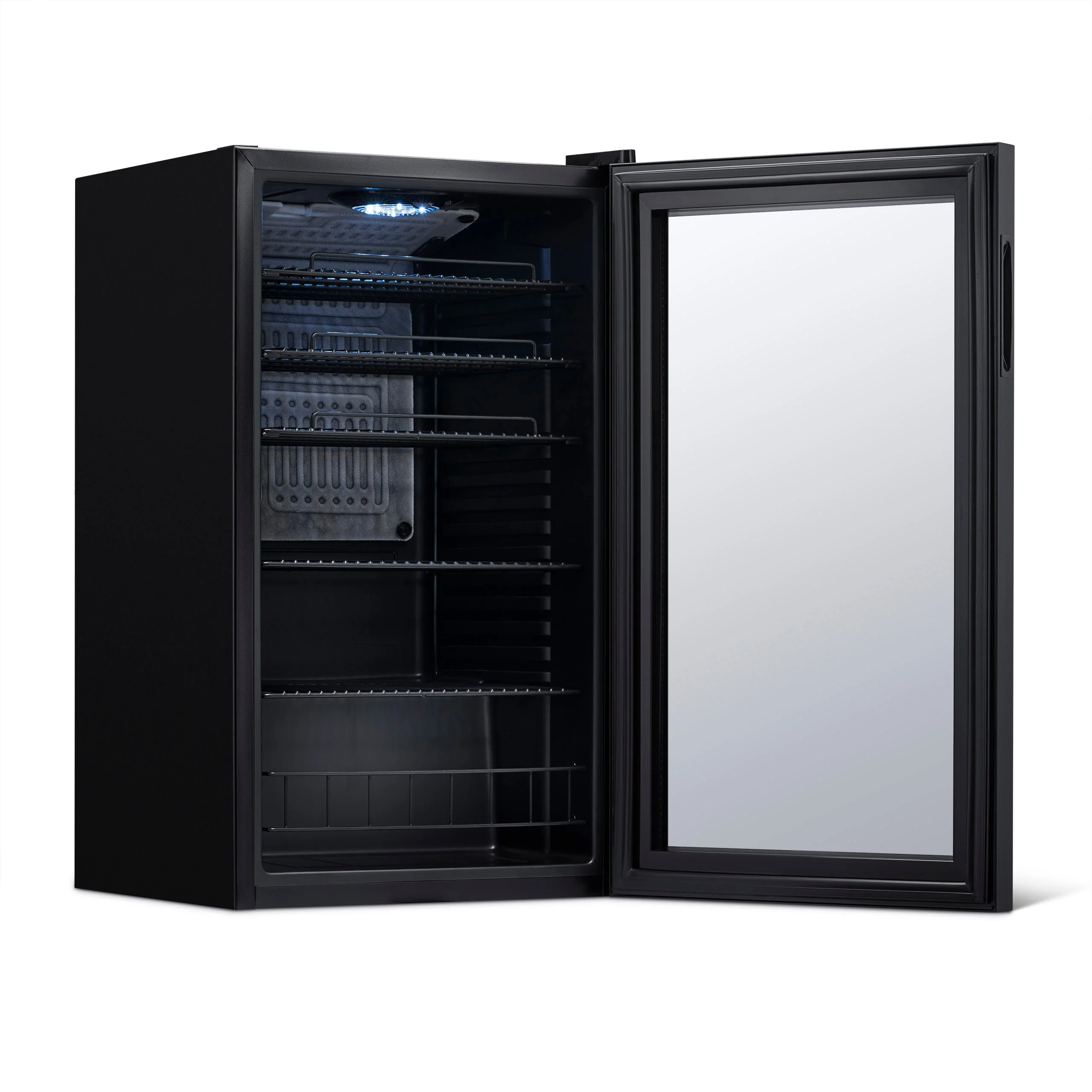 Newair 126-Can Freestanding Black Beverage Fridge - 18.8