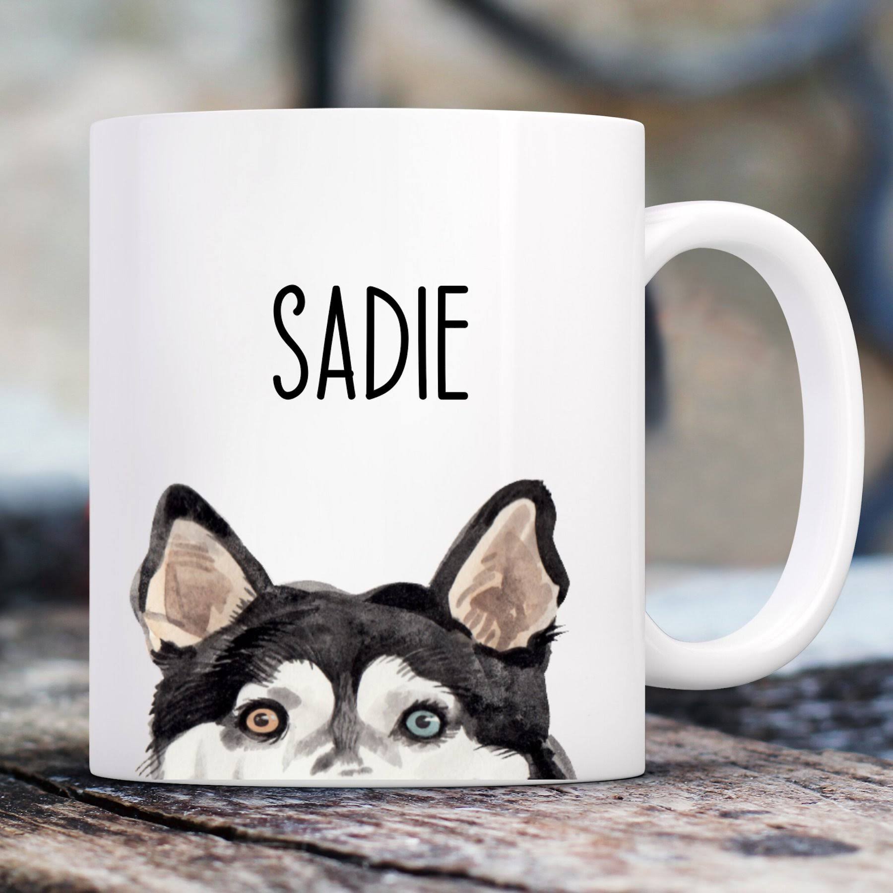 904 Custom Personalized Dog Breed Coffee Mug, 11-oz, Husky