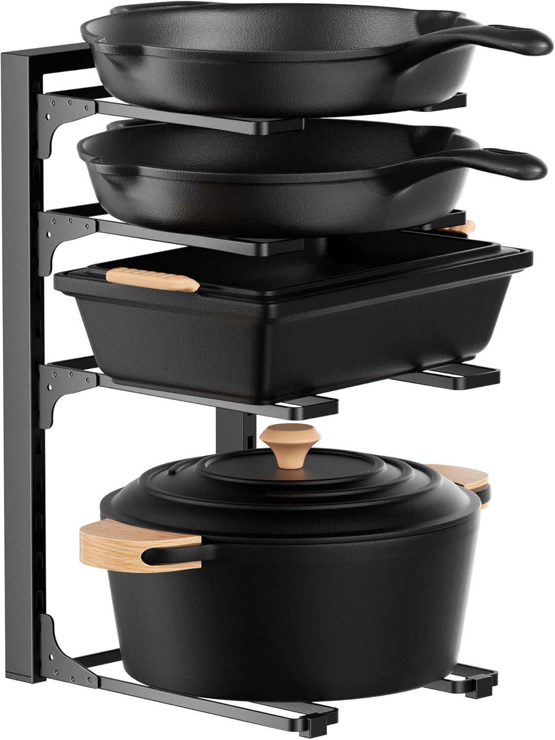 MUDEELA Pot and Pan Organizer Under Cabinet 15.75