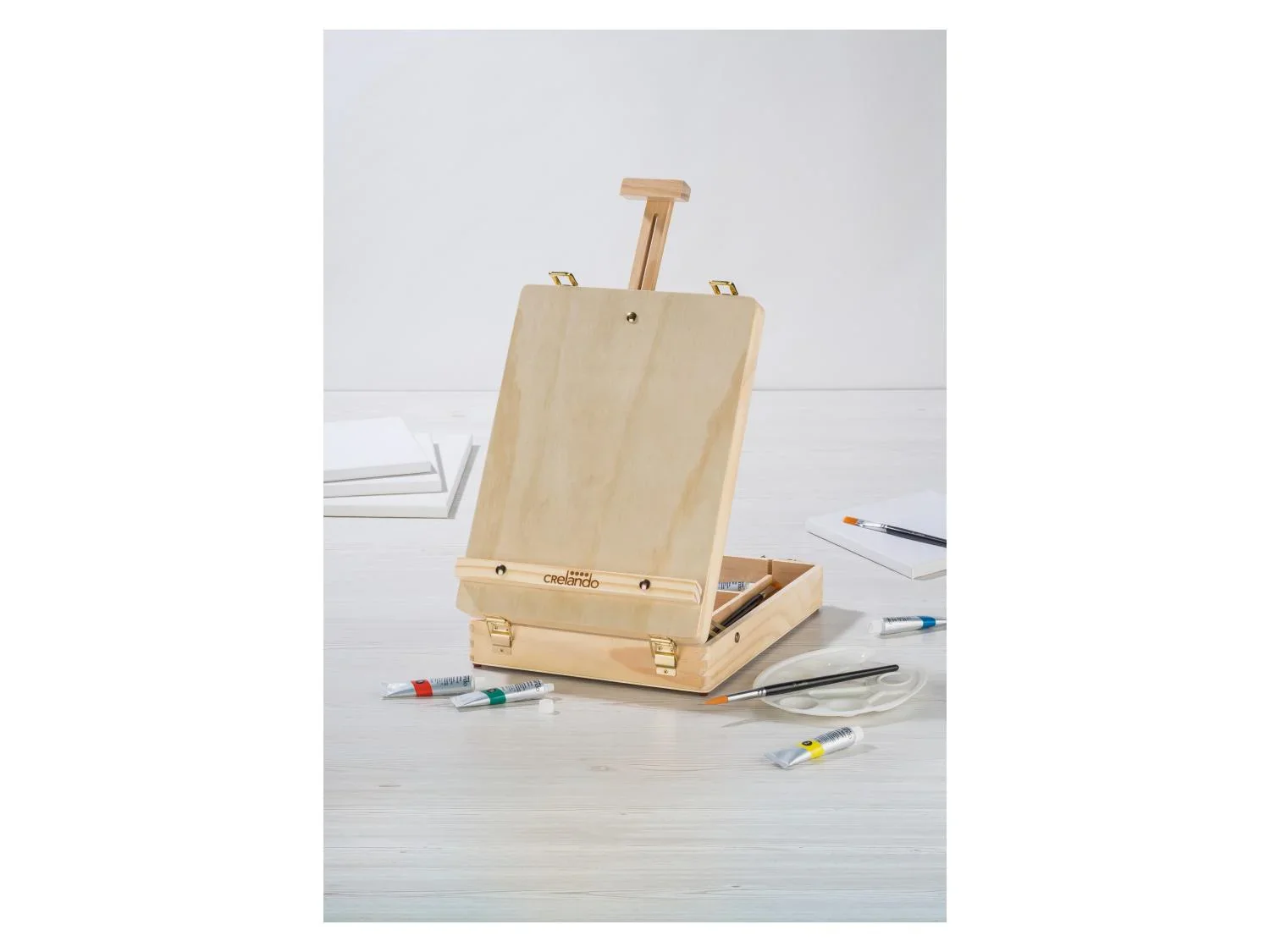 crelando Mallette avec chevalet de table