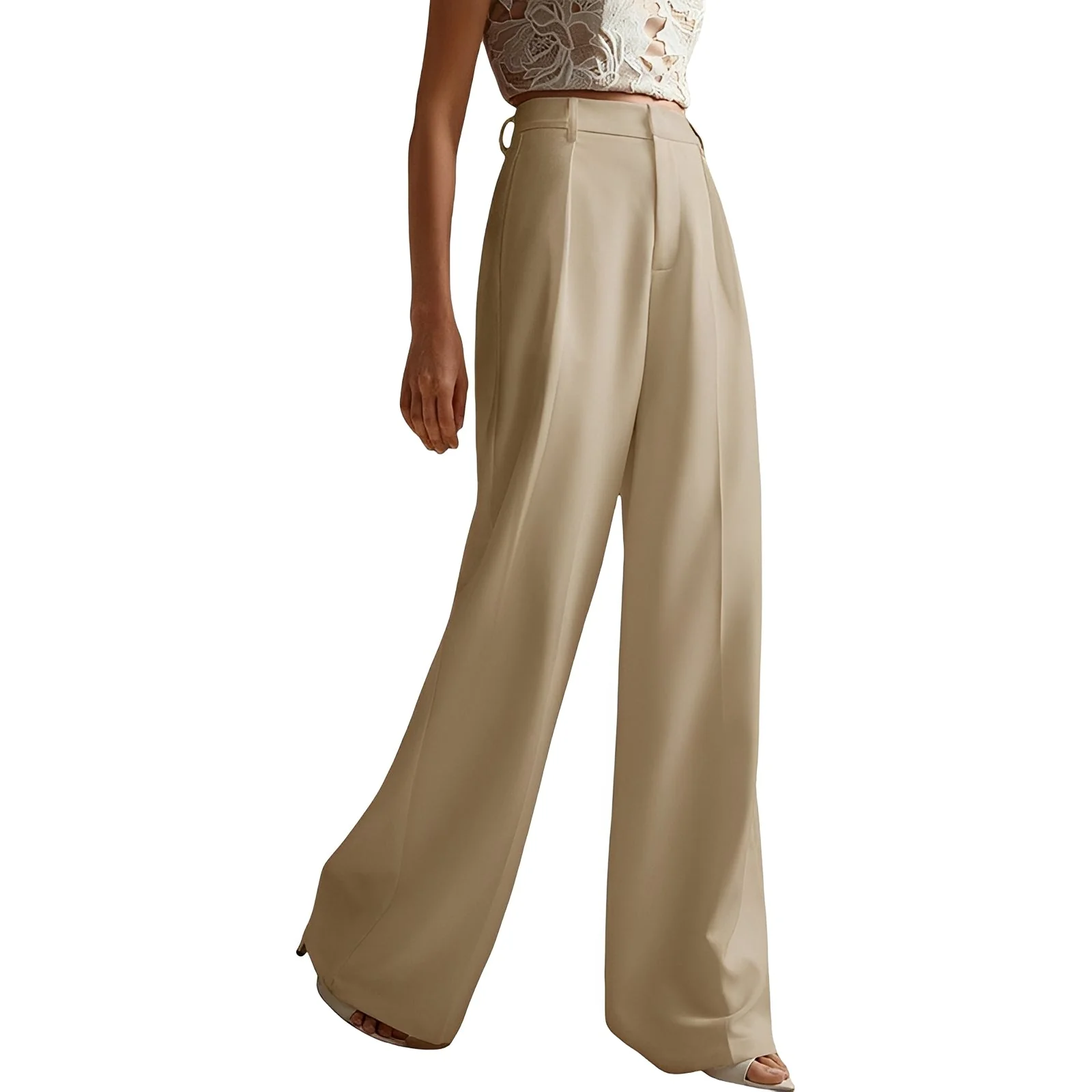Elaida - Pantalon Large et Confortable